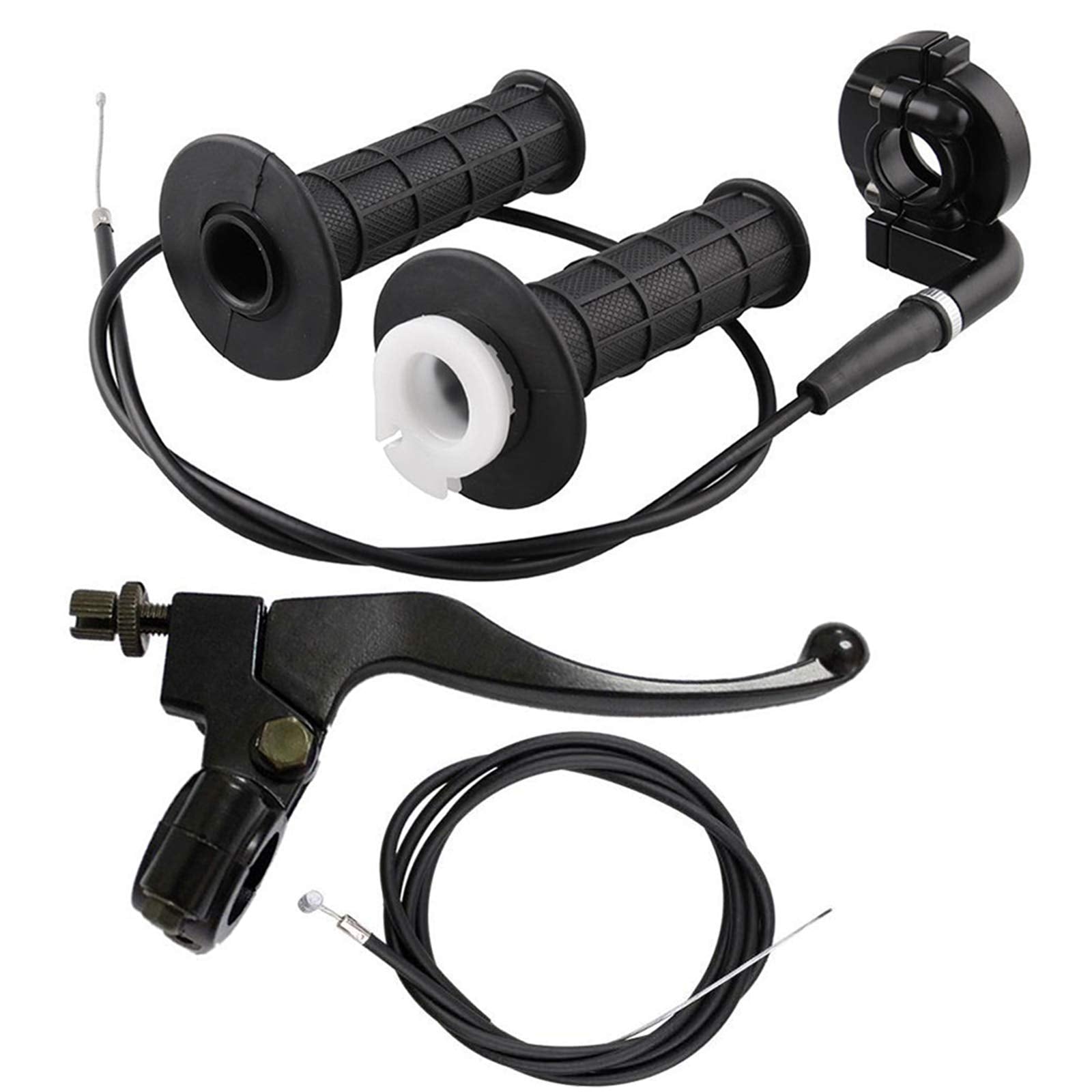 LIYYOO Throttle Cable, Twist Throttle, Right Brake Lever and Handle,Brake Cable, for Mini Bike XR80 XR100 CRF70 CRF80 CRF100 Pit