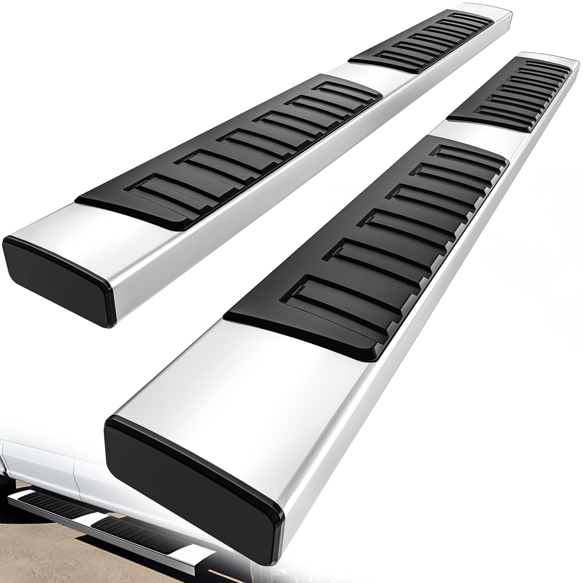 Yitamotor 6.5 Inches Running Boards Compatible With 2019-2025 Chevy Silverado/Gmc Sierra 1500 Extended/Double Cab, 2020-2025 250