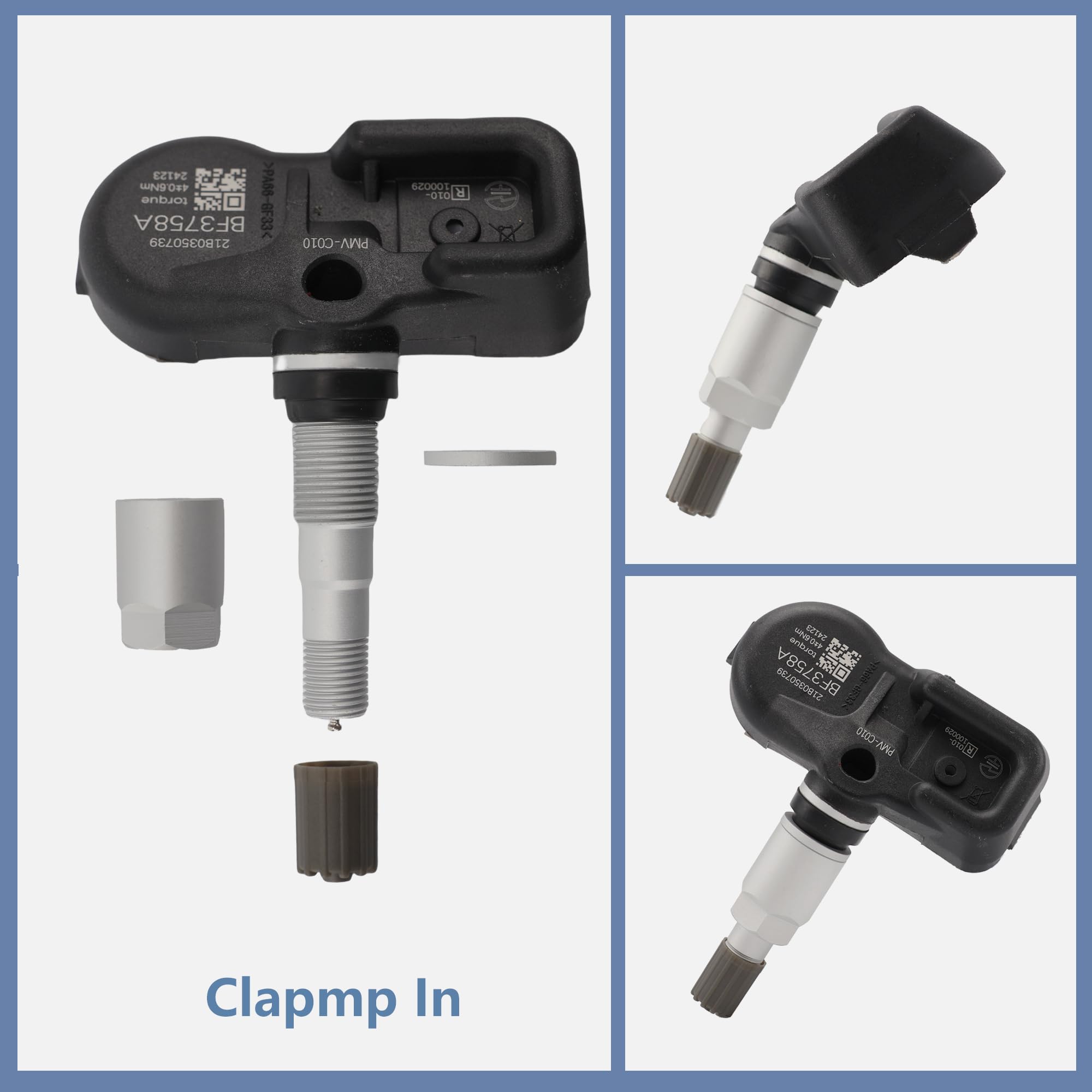 TPMS Tire Pressure Sensors 315MHz Set of 4 Compatible with Toyota Camry Highlander & Scion FR-S & Subaru BRZ Replace# 4260706020