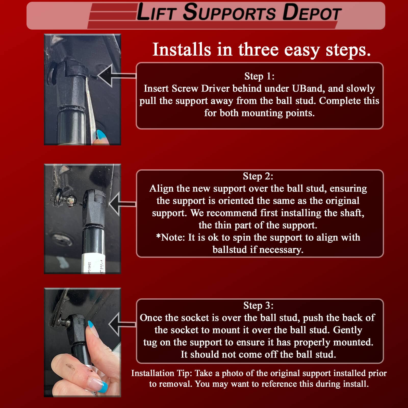 Lift Supports Depot Qty (1) Replaces SX200P1-11DC SX200P111DC Western Camper Screen Door 11lbs. Gas Spring Lift Support 25719 Sh