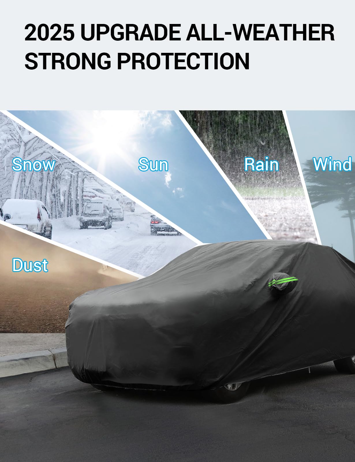 Proadsy 2025 Upgrade Car Cover Compatible With Subaru Forester 2019-2024 2025 Windproof All Weather Waterproof Sun Rain Uv Dust