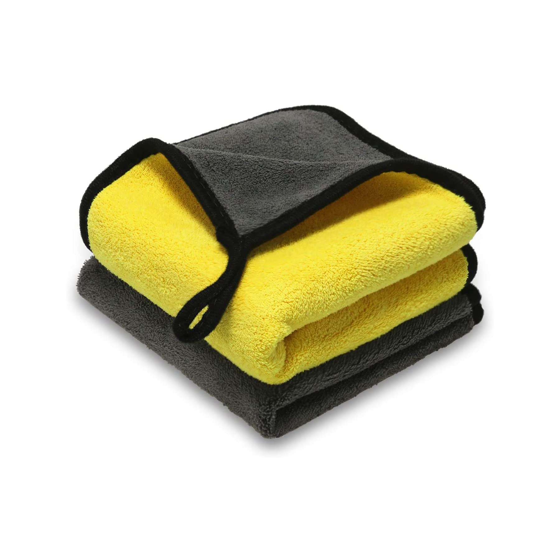 HomeStia Ultrasoft, Large, Thick and Quick Drying Car Microfiber Cleaning Towel 800GSM Polishing Waxing Auto Detailing Towel Clo