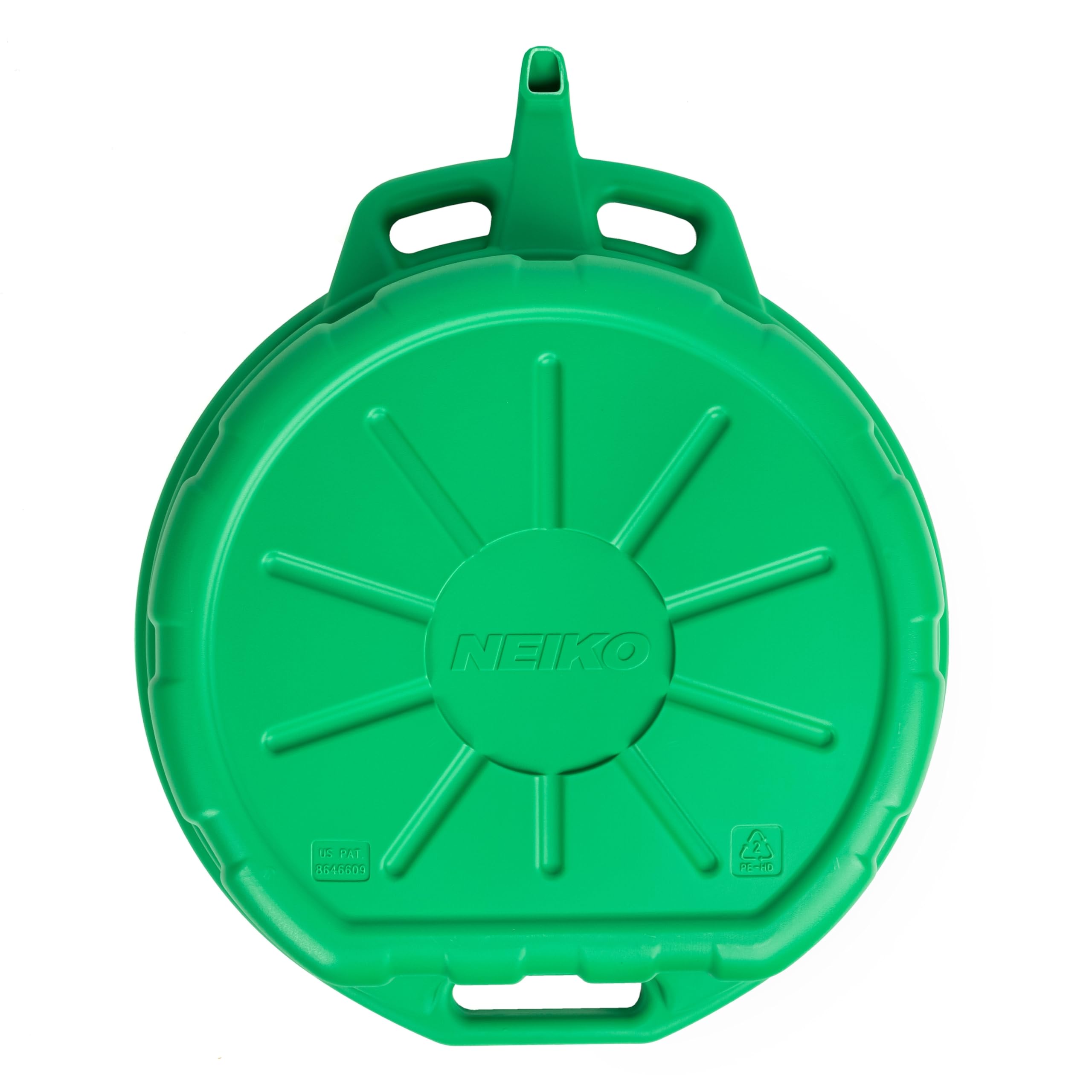 Neiko 20761A Large Coolant/Oil Drain Pan, 4 Gallon (16L) Capacity, Antifreeze Green Plastic Anti Splash Oil Pan, Motor Oil Drip