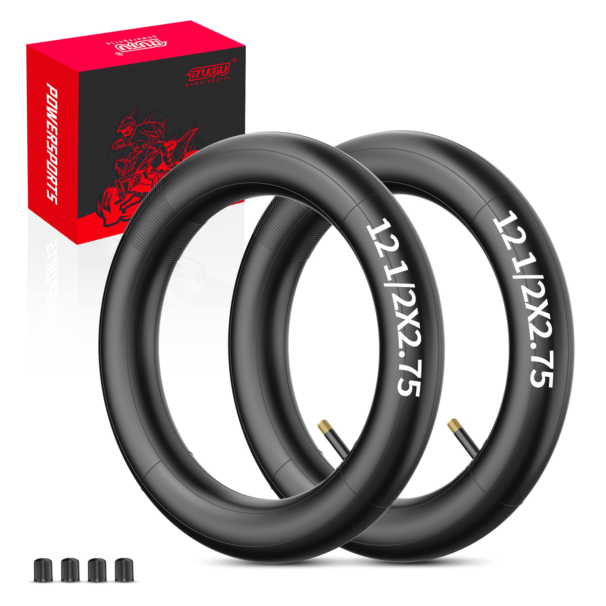 RUTU 12.5x2.75 12 1/2 x 2.75 Dirt Bike Tube Replacement for Razor MX350 MX400 Rocket, X-Treme X-560 Electric Dirtbike, Scooter, 