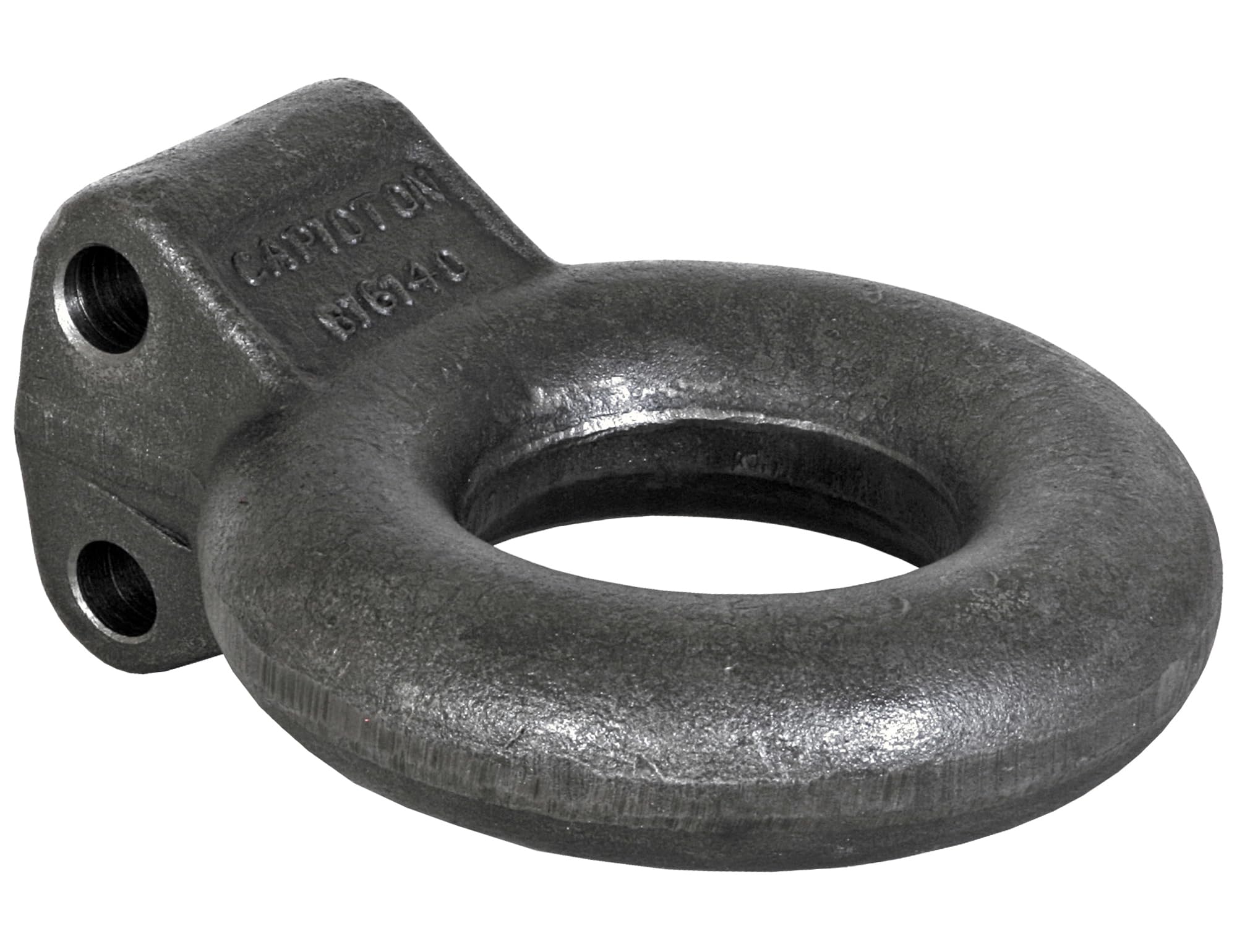 Buyers Products B16140 Plain Finish Forged Steel Tow Eye, 3 ID, 10 Ton Towing Eye, Pintle Hook Hitch Lunette Ring for Adjustable