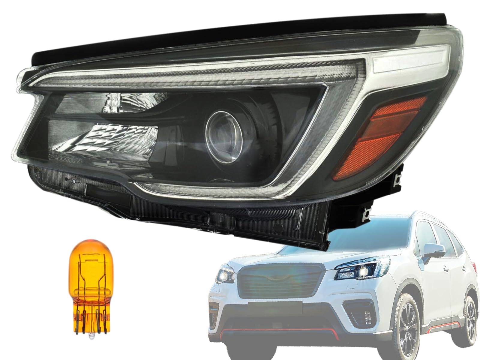 Auto Parts Avenue APA Replacement Head Lamp for 2021 Forester With Adaptive AFS Driver Left Side SU2502174