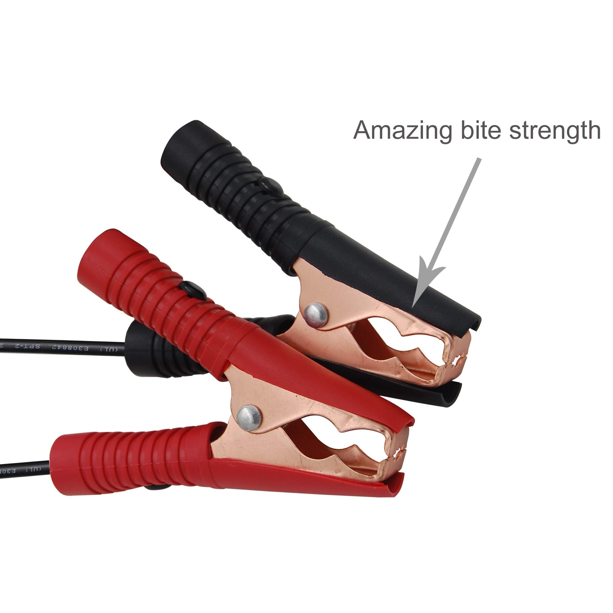 SCCKE 3FT 14AWG 20A Car Cigarette Lighter Socket to Battery Connector with Alligator Clips & 20A Fuse for 12V/24V Charging