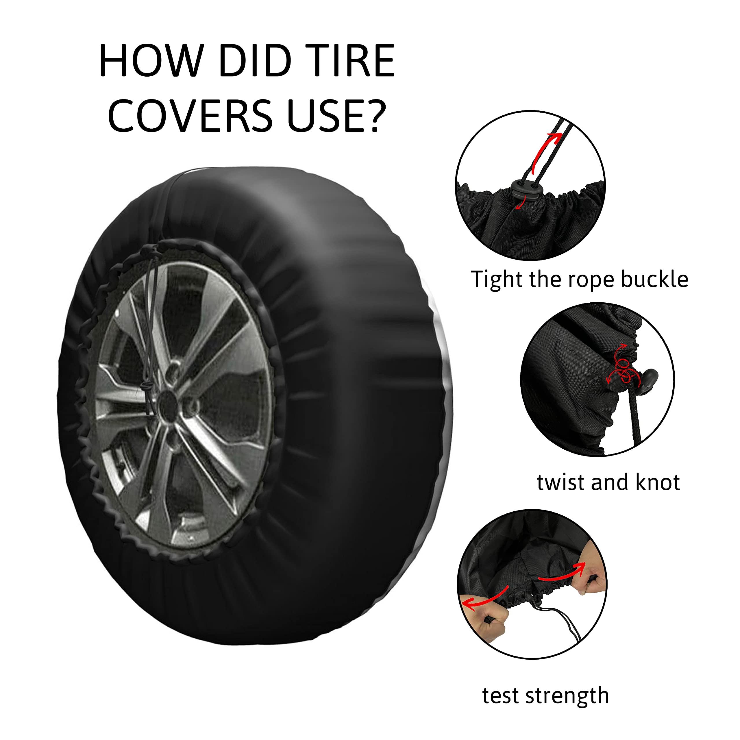 Cozipink Making Memories One Campsite Starry Sky Camping Spare Tire Cover Weatherproof Wheel Protectors Universal Fit For Traile
