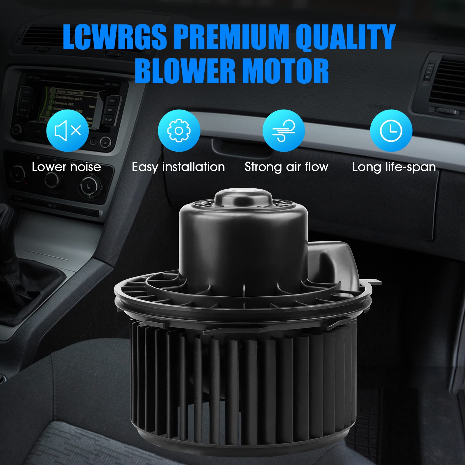 Ac Blower Motor With Fan Fits For 2003 2004 2005 2006 Chevy Silverado 1500 2500 Suburban Avalanche Gmc Sierra Yukon Cadillac Esc