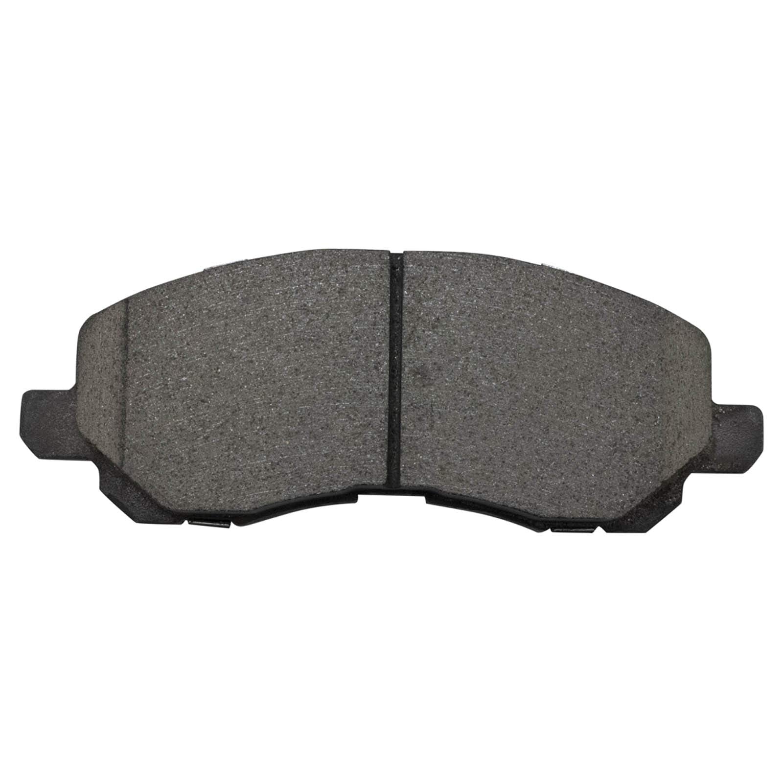 Trq Front And Rear Brake Pad & Rotor Kit Compatible With Chrysler Dodge Jeep Mitsubishi
