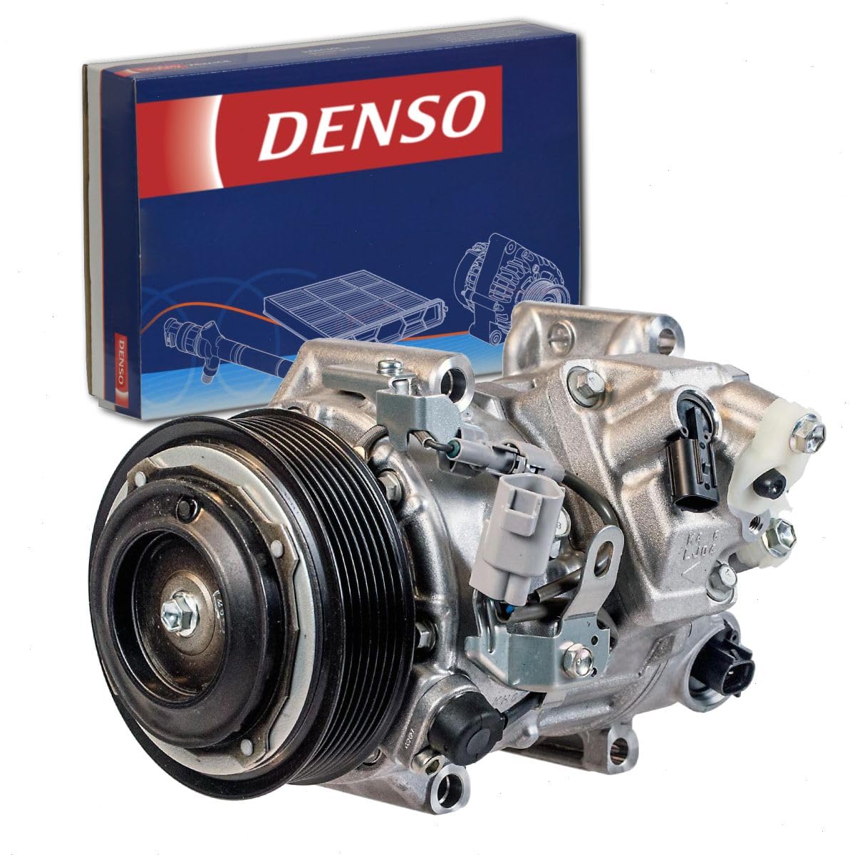 Denso 471-1031 Compressor w/Clutch