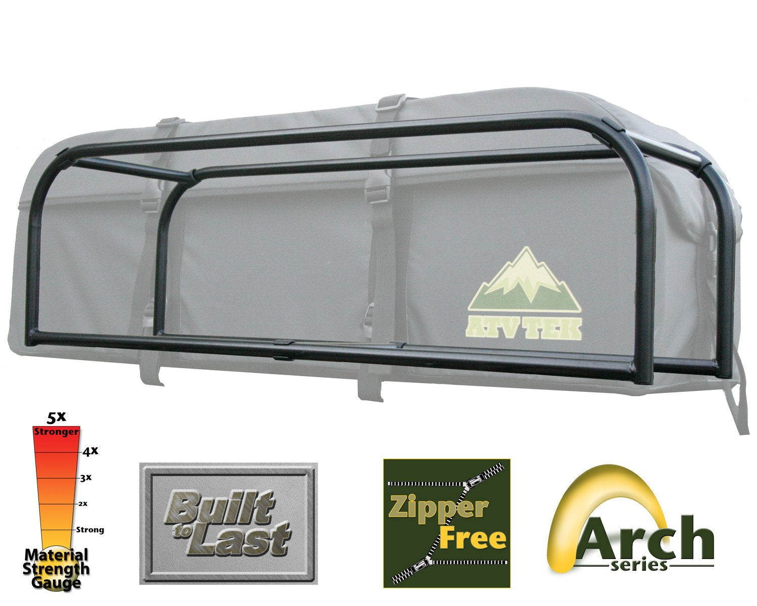 ATV Tek ASEMOB Cargo Bag, 36"x11"x11", Tarpaulin, Kings Mountain Shadow Camo