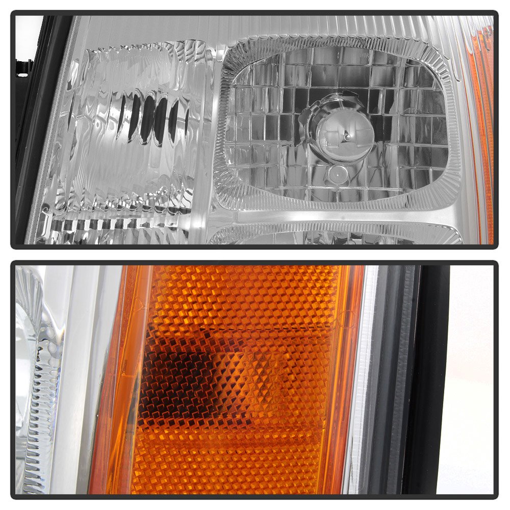 ACANII HID Replacement Headlight - Driver Side for 2003-2006 Cadillac Escalade - Clear