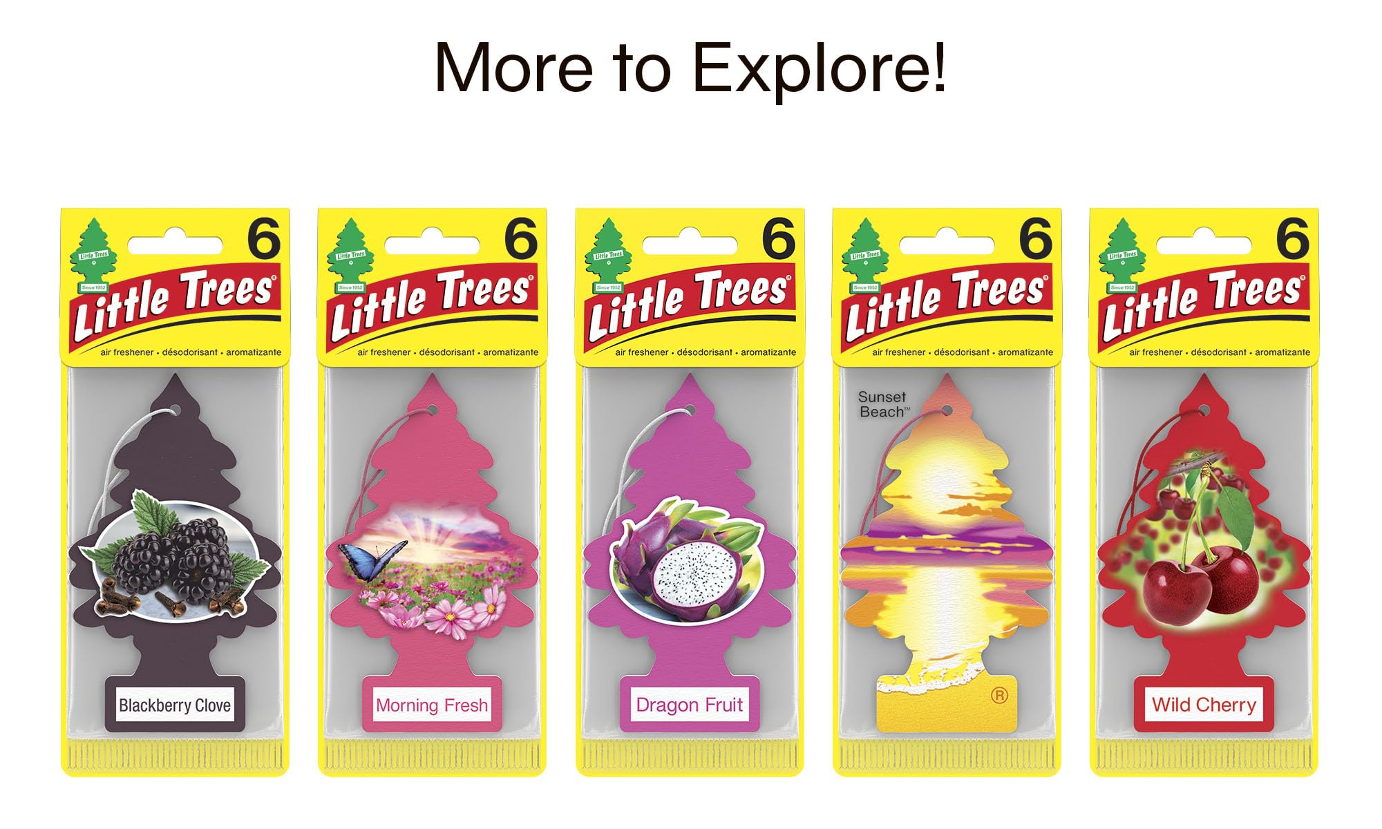 Little Air Fresheners Car Air Freshener. Hanging Tree Provides Long Lasting Scent For Auto Or Home. Cherry Blossom, 24 Air Fresh