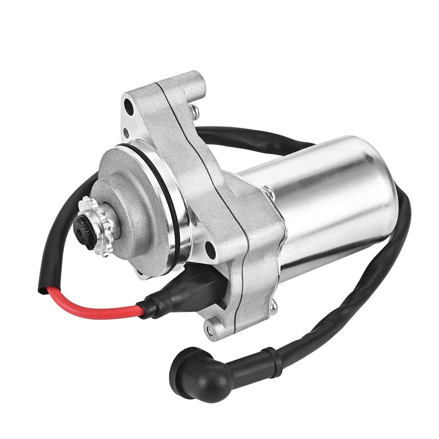 Trkimal 3 Bolt Starter Motor with Cable for 50cc 70 cc 90cc 100 cc 110cc 125 cc Dirt Bikes Go Karts ATVs Pit Bike Dune Buggy San