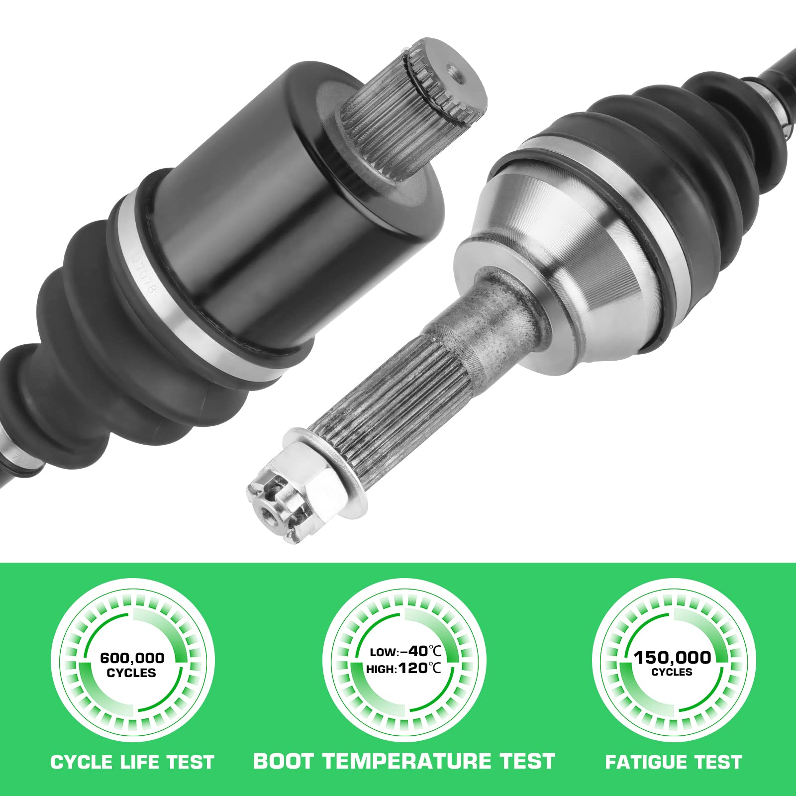 Youxmoto Rear Left/Right Cv Axle For Polaris Sportsman 570 Forest Touring 2015 2016 2017 2018 2019 2022 (Efi Eps Sp Tractor Trai