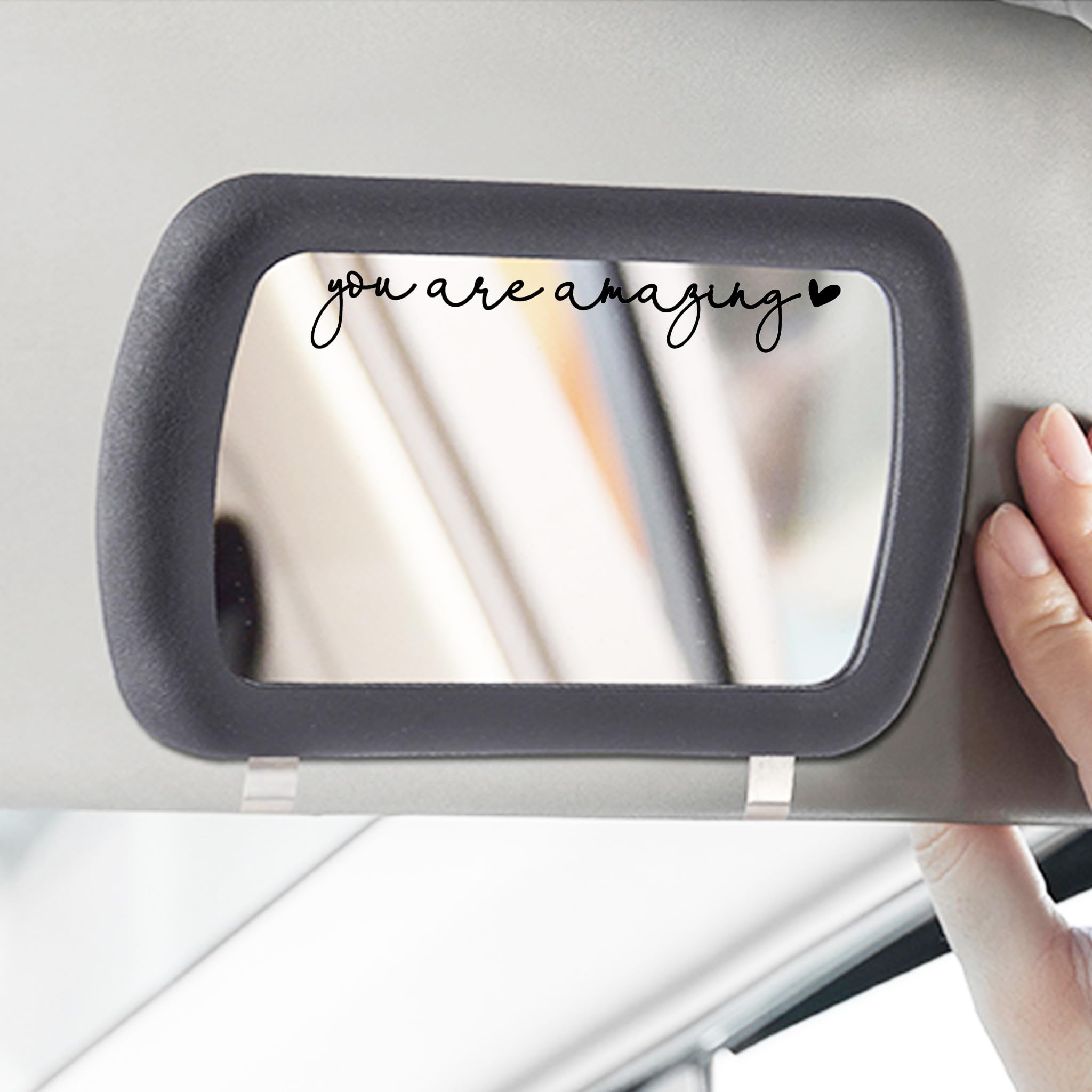 2 X You Are Amazing Vinyl Sticker Mirror Decor Car Decal For Women Affirmation Reminder Sticker For Her New Car Decor Water Bott