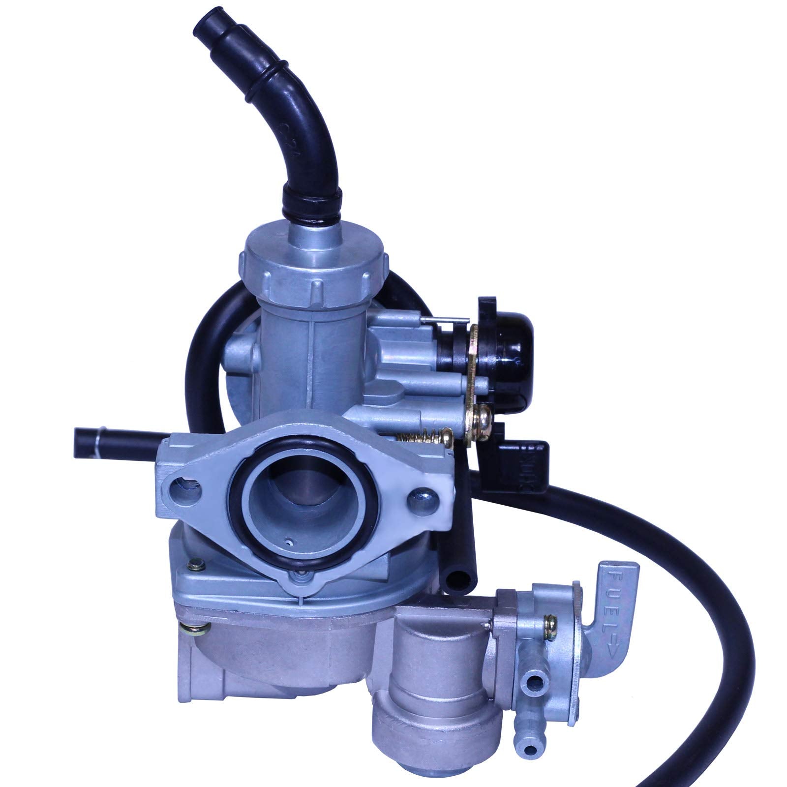 GLENPARTS Replacement Carburetor Compatible with Honda Horizontal Clone Motors with 50cc 70cc 110cc 125cc Roketa TaoTao SunL Kaz