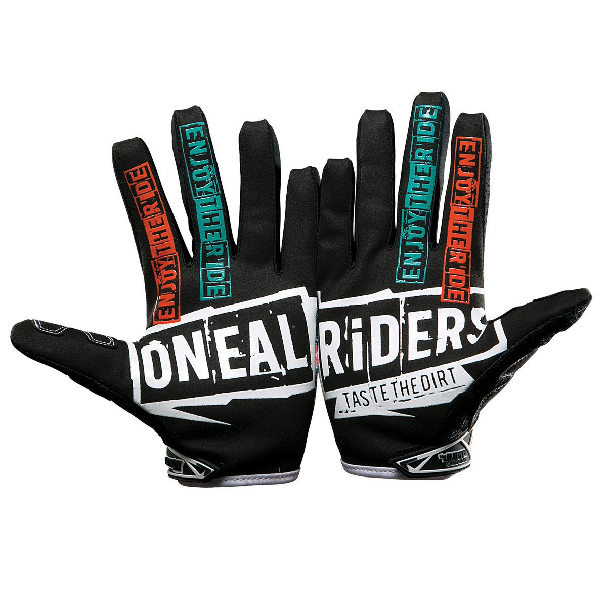O'Neal - 0385-130 Jump Gloves With Crank Graphic (Black/Multicolor, Size 10)