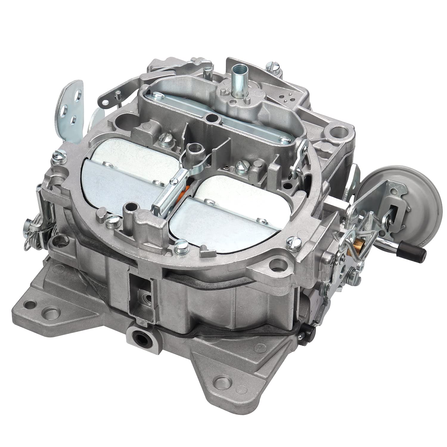 4 Barrel Carburetor For 1901R Rochester Quadrajet 4Mv Chevy 327 350 427 454 Engine Car And Chevrolet Gmc Trucks 1966-1973, Replace Corvettes 1975-1979 750Cm Carb W/Manual Divorced Choke 1901-Gg 4-Bbl