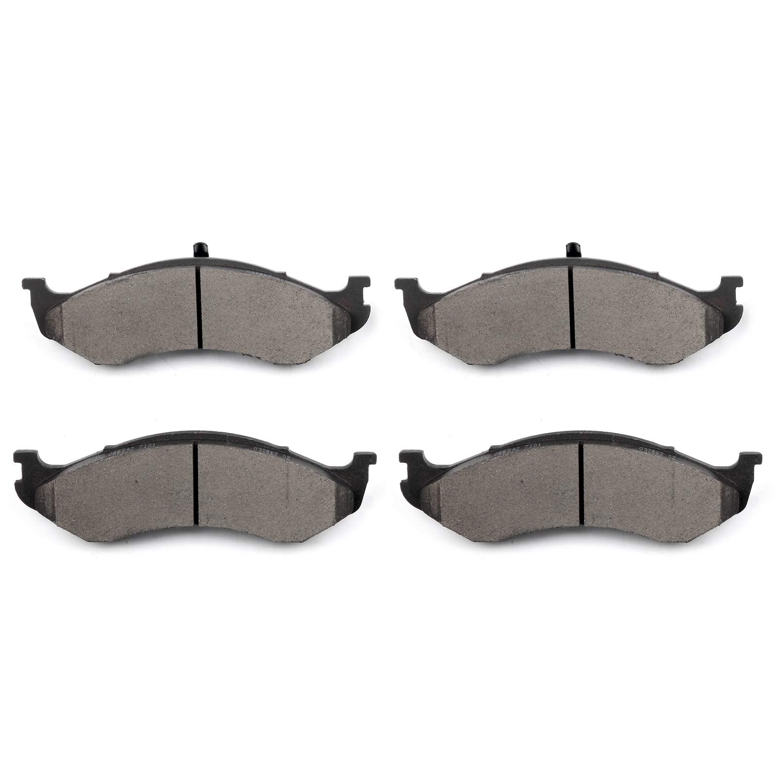 Cciyu D477 Ceramic Front Brake Pad Set Fit For Jeep For Cherokee,Comanche,Grand For Cherokee,Grand Wagoneer,Tj,Wagoneer,Wrangler