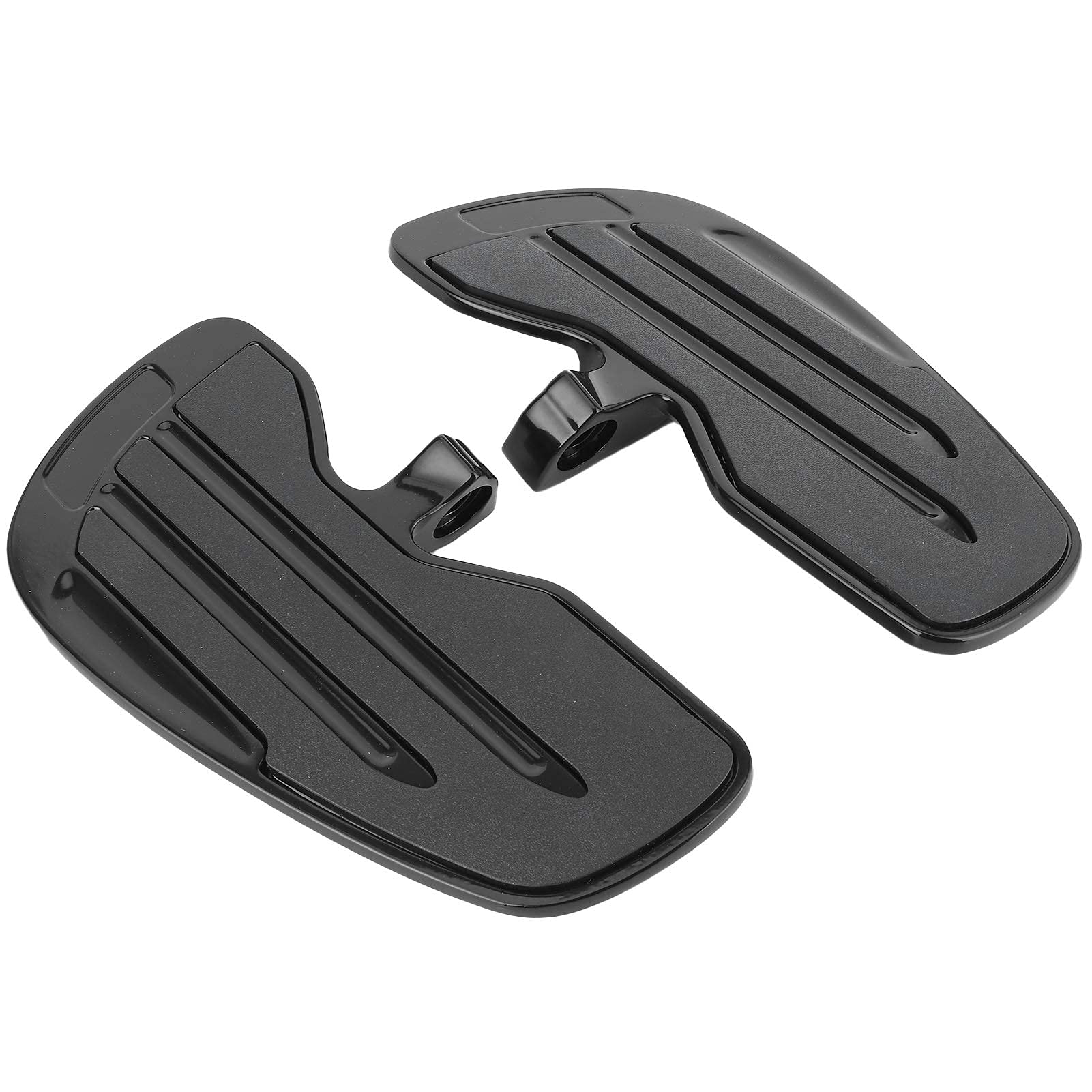 Motorcycle Footpeg, Aluminum Motorcycle Front Floorboards Motorcycle Foot Pegs For Indian 2015-2021/For Sixty 2016-2021/For Bobber 2018-2021 (Black)