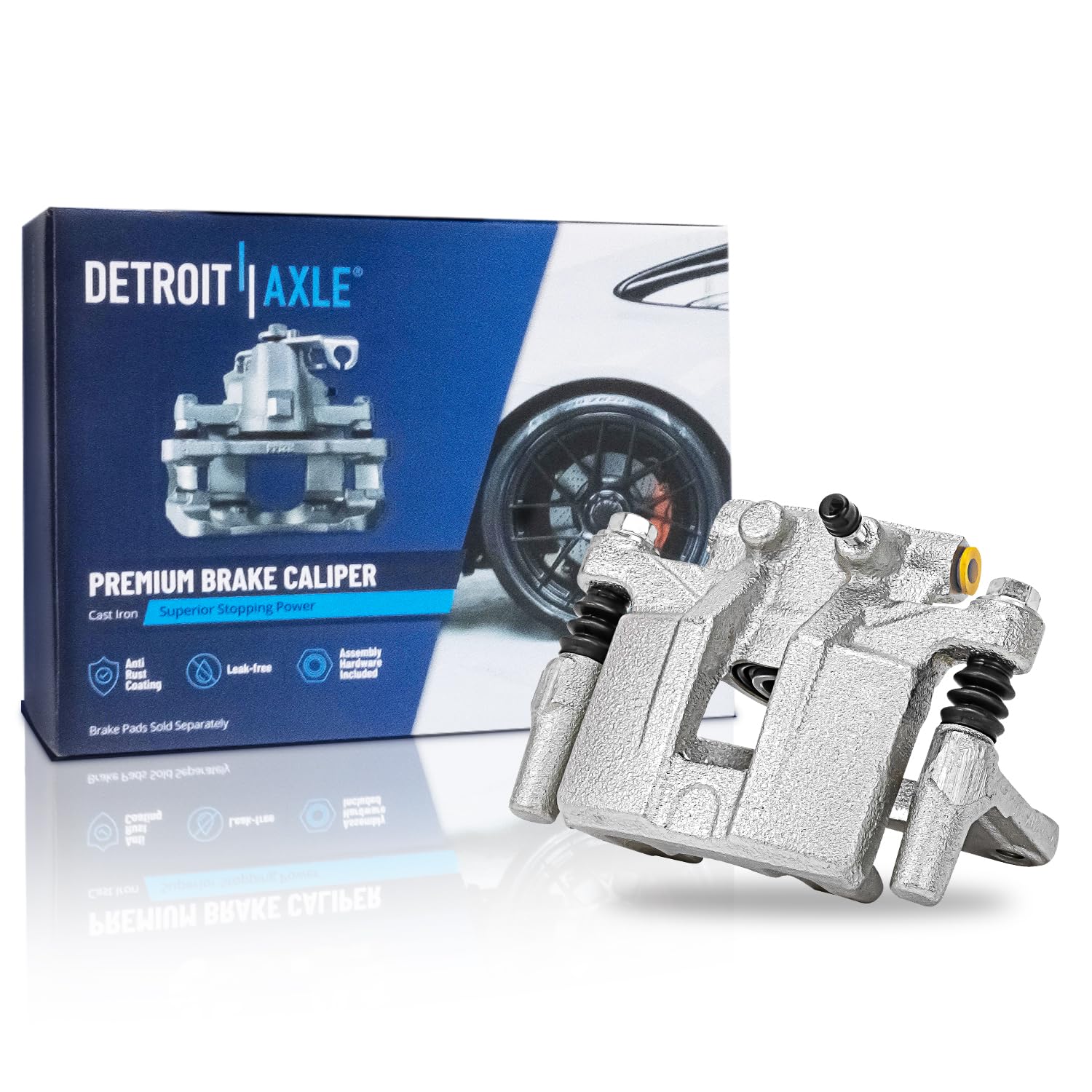 Detroit Axle - Rear Right Brake Caliper for Chrysler 200 Cirrus Sebring Dodge Avenger Caliber Jeep Compass Patriot Mitsubishi La