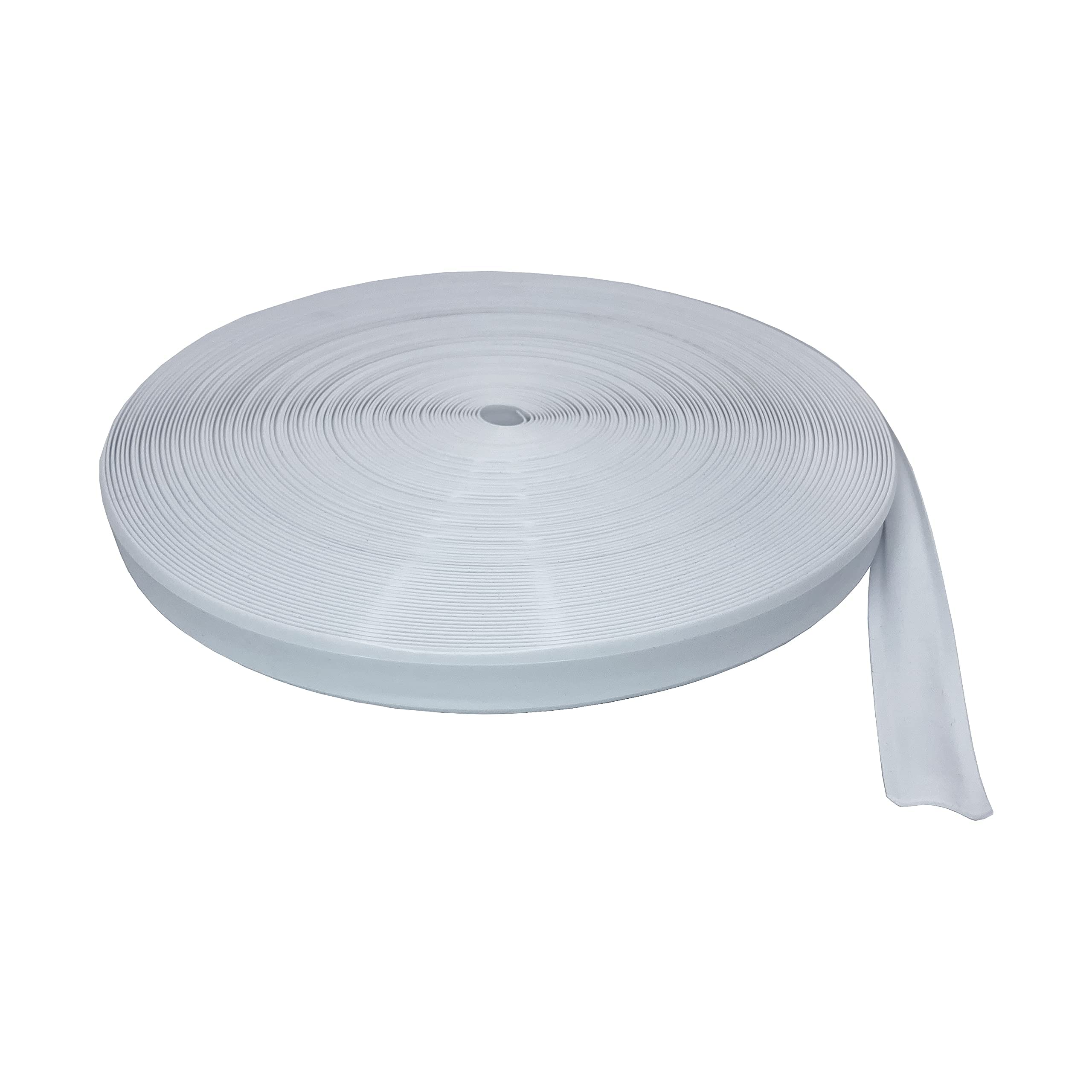 Automotive Authority White Vinyl 3/4'' Insert Molding Trim Screw Cover Rv Camper Travel Trailer (White, 50 Ft)