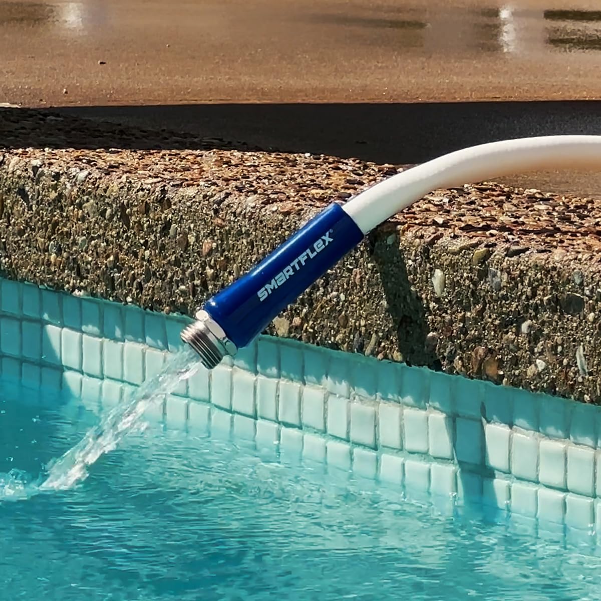 Smartflex Rv/Marine Water Hose, 1/2 In. X 50 Ft., Hybrid, White - Hsfrv450
