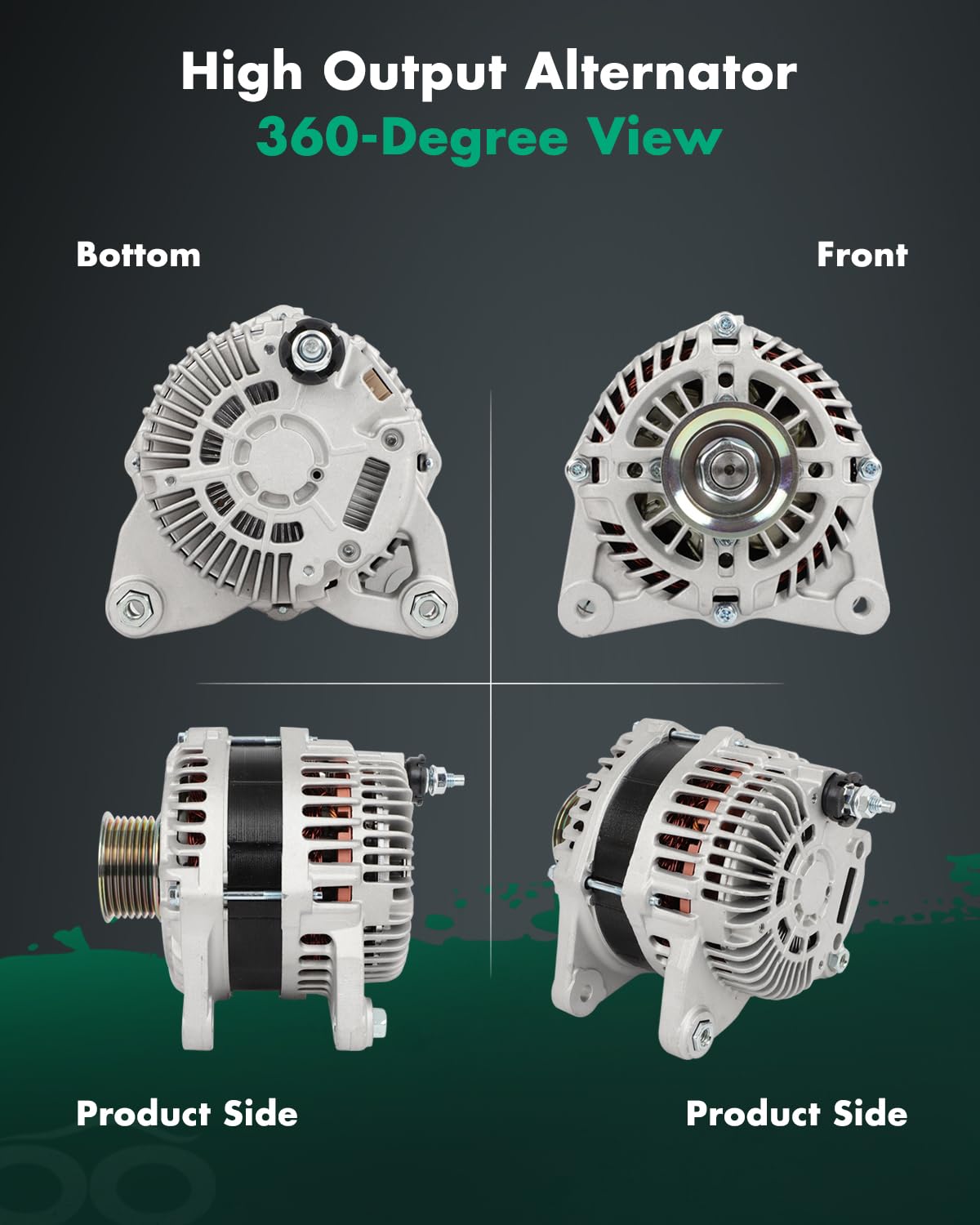 SCITOO Alternator Fit for Nissan for March L4 1.6L 1598cc 98cid 2015-2017,for Nissan for Versa L4 1.6L 2012-2019,for Nissan for