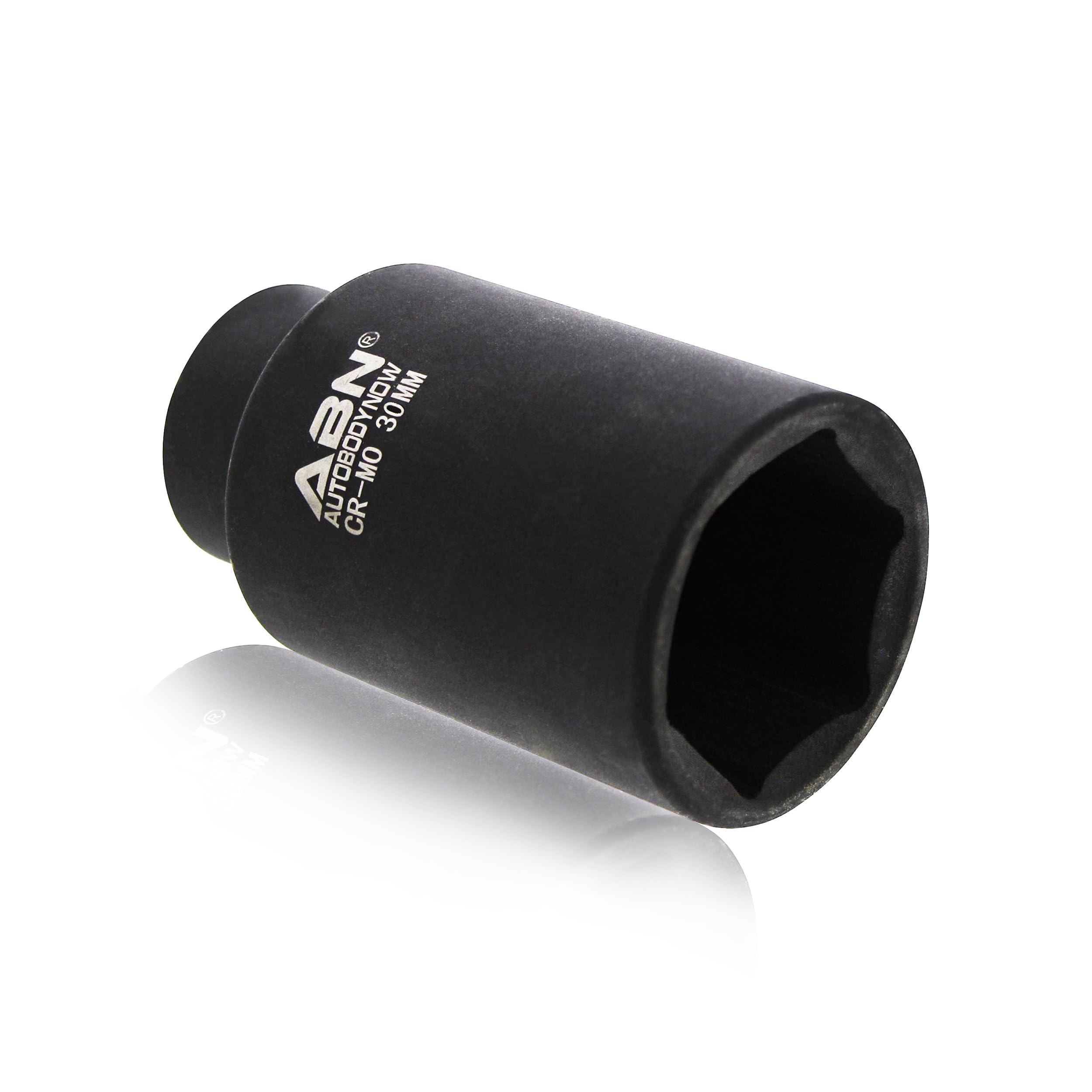ABN Axle Nut Socket, 30mm, 1/2in Drive, 6 Point - Universal for All Vehicle 6pt Installation, Removal, Repair
