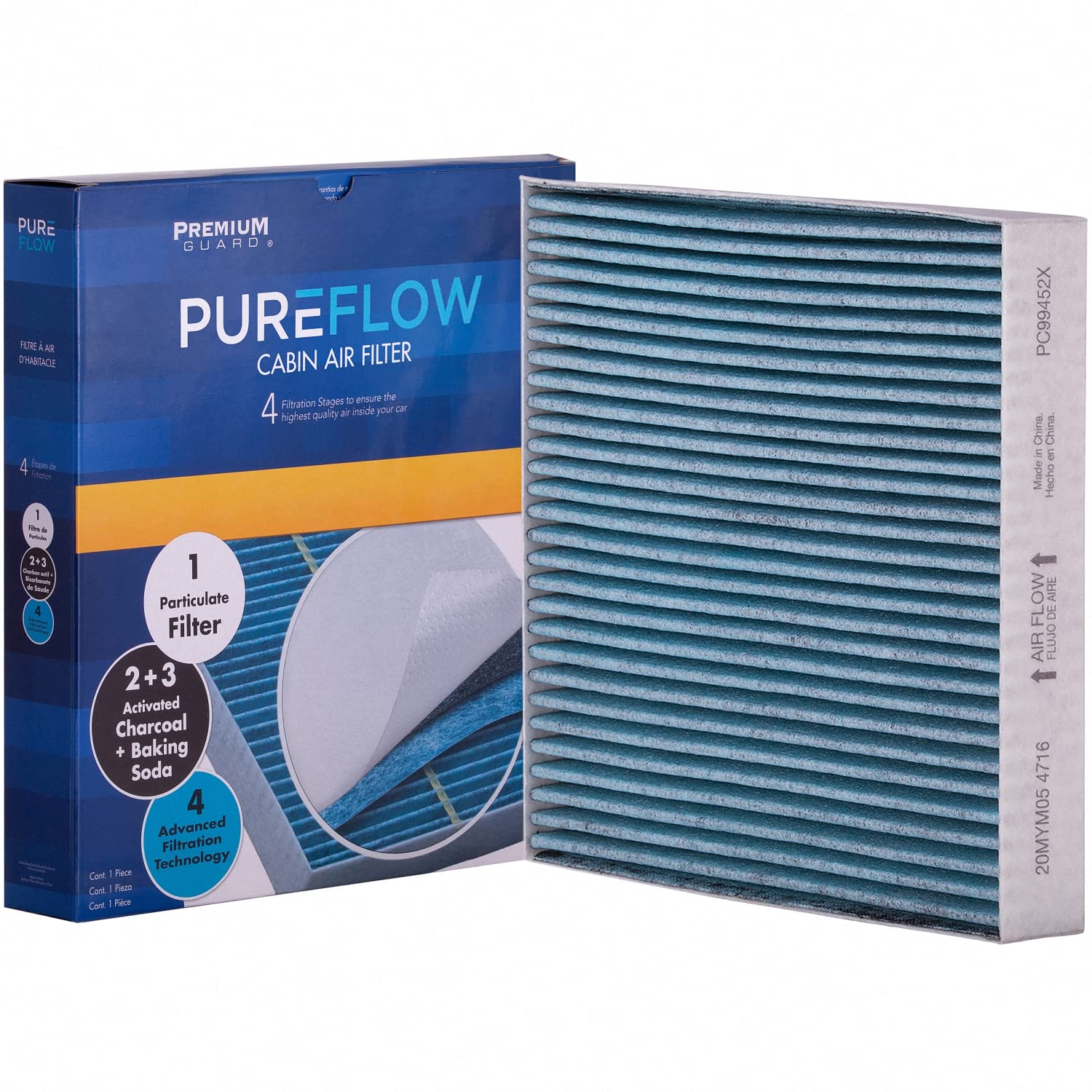 Pureflow Cabin Air Filter PC99452X | Fits 2024-22 INFINITI QX55, 2023-19 QX50, 2022-21 Nissan Rogue