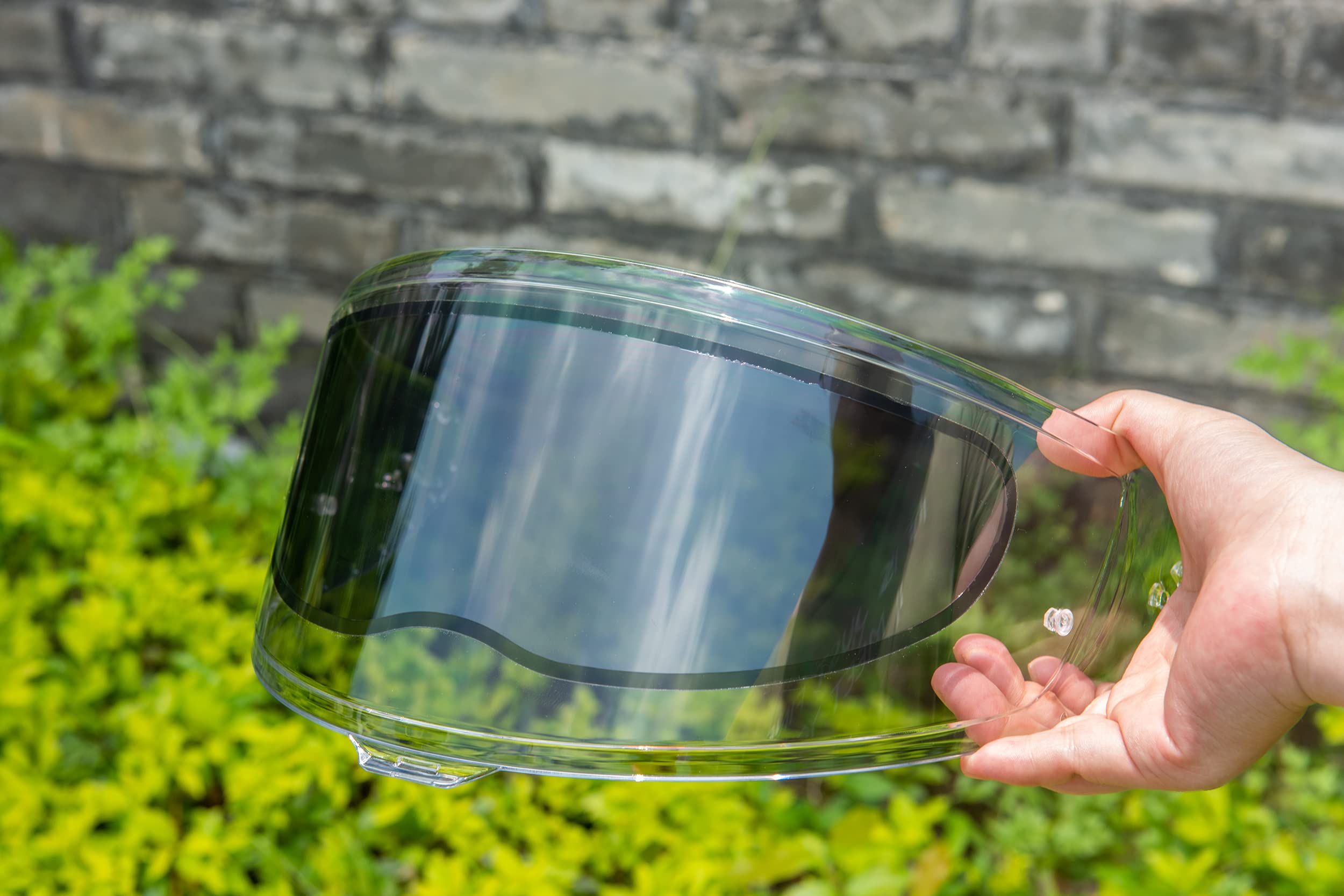 Motorcycle Helmet Visor Tint Film Smoke Tinted And Anti Fog Helmet Visor,Protect Your Eyes From The Sun With Tinted Lens Of Full