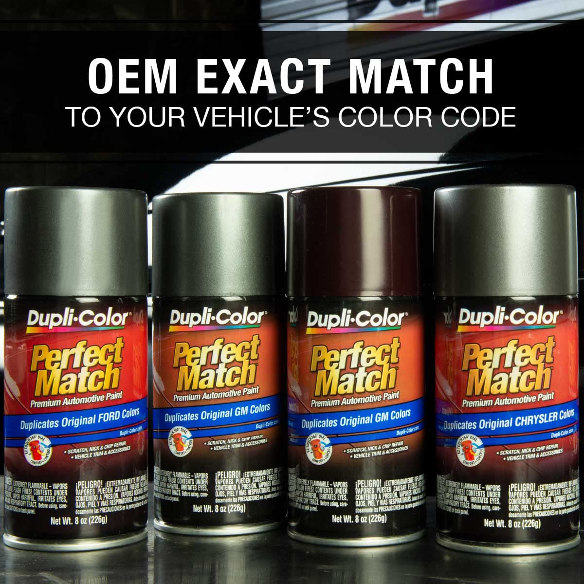 Dupli-Color Ebfm03547-6-Pk Perfect Match Automotive Spray, Ford Arizona Beige, Aq - 8 Oz. Aerosol Can, 6-Pack