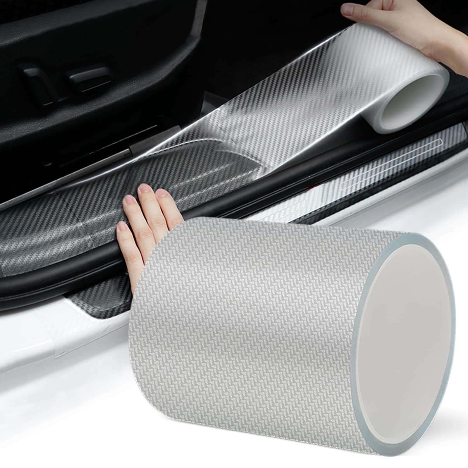 Storystore Door Edge Guards - Automotive Anti-Collision Strip For Front & Rear Bumper/Door Sill Protector, Fits Most Cars (4In X