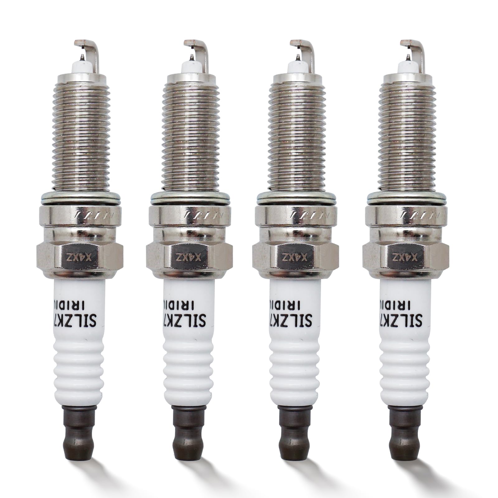 Double Iridium Spark Plug Compatible With 2010-2018 Hyundai Elantra Tucson Azera Santa Fe/Kia Sorento Forte Sedona Rondo Soul Ca