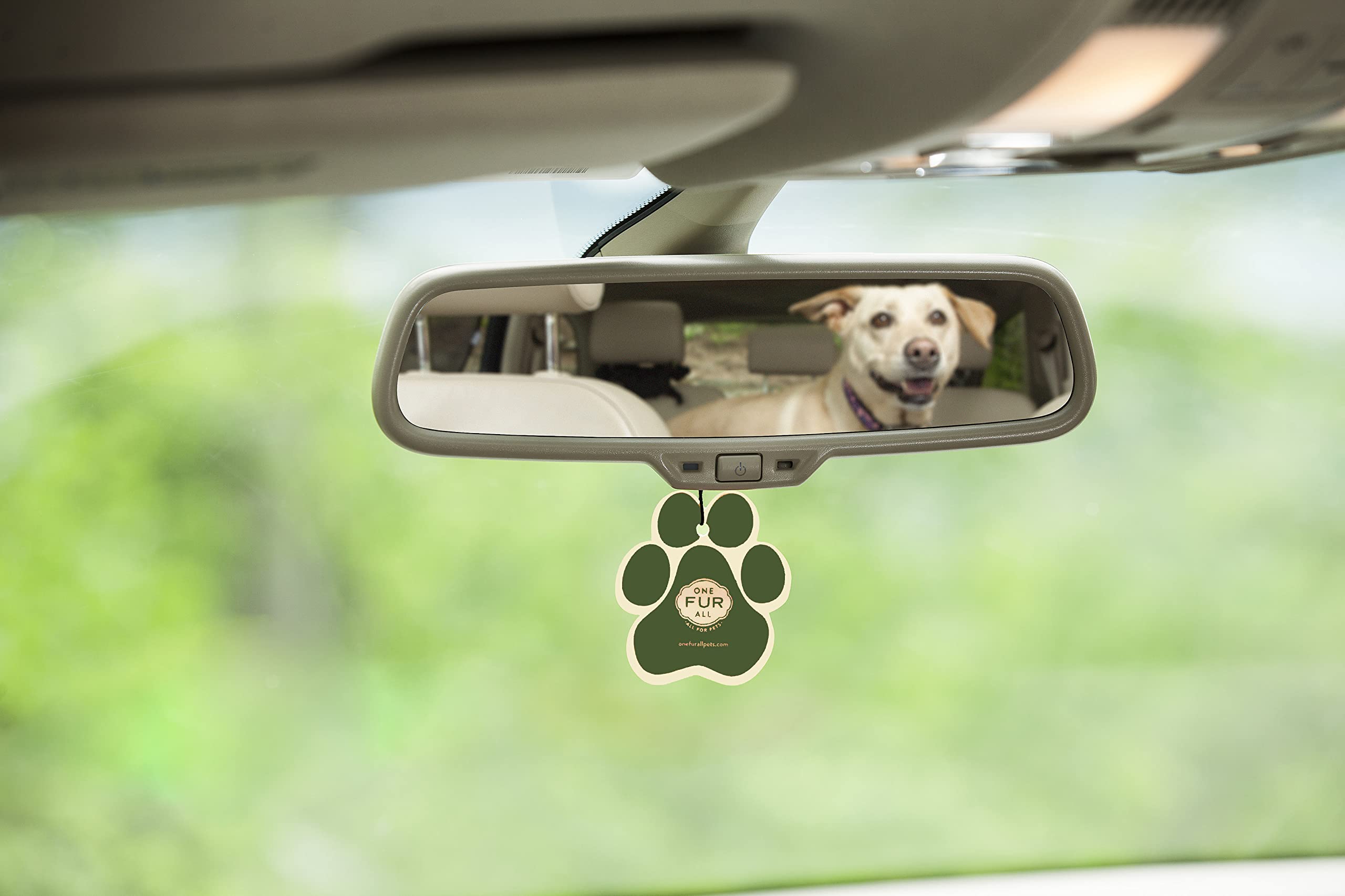 One Fur All Pet House Car Air Freshener, Pack Of 4 - Non-Toxic Auto Air Freshener, Pet Odor Eliminating Air Freshener For Car, I