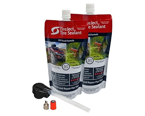 Tireject Off-Road Tire Sealant Kit - 5-In-1 Sealing - Fix And Prevent Flat Tires (20Oz)