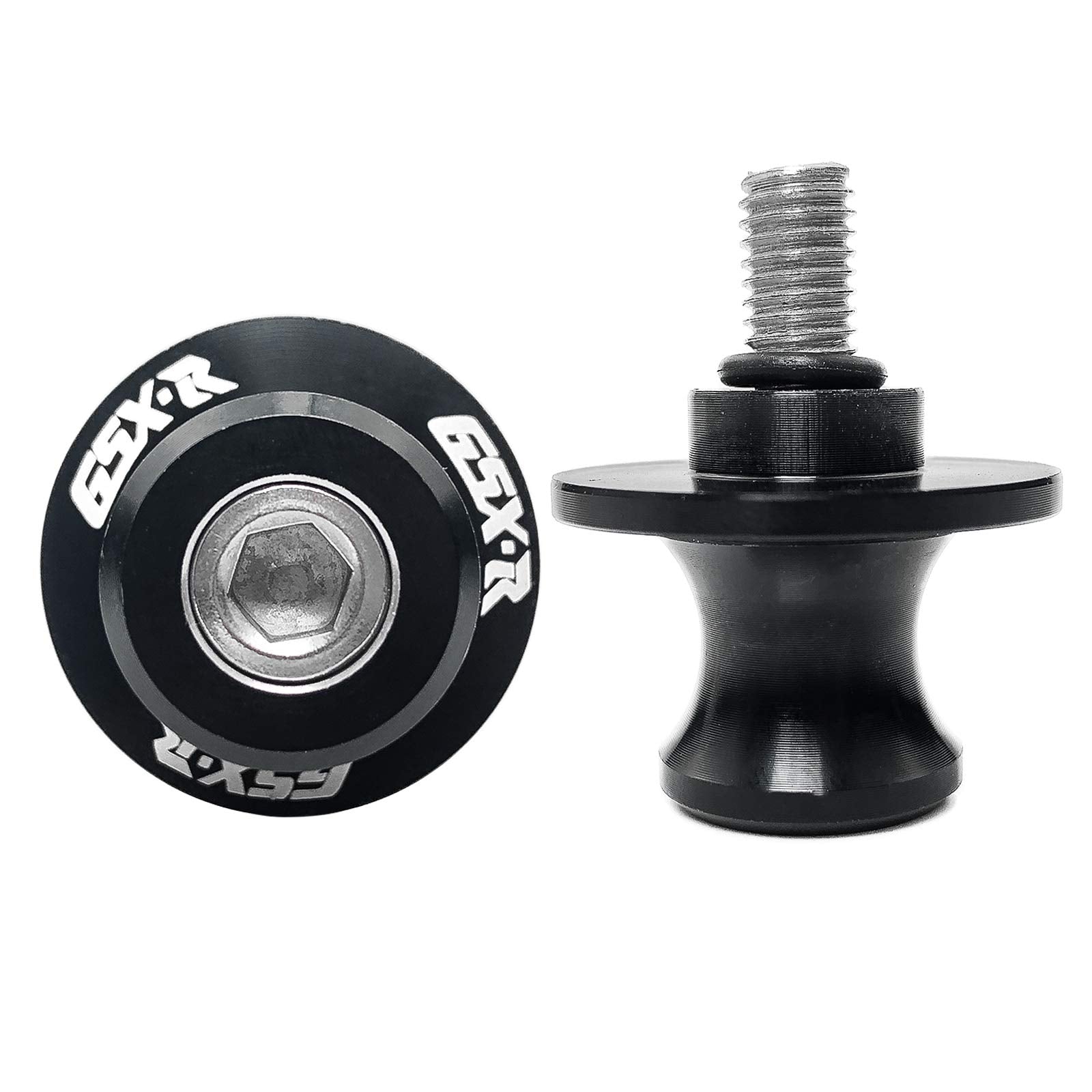 8MM M8 X 1.5 Motorcycle Swingarm Sliders Spools CNC Aluninum Swing Arm Stand Screws 2PCS for Suzuki GSX-R 600 GSX-R 750 GSX-R 10