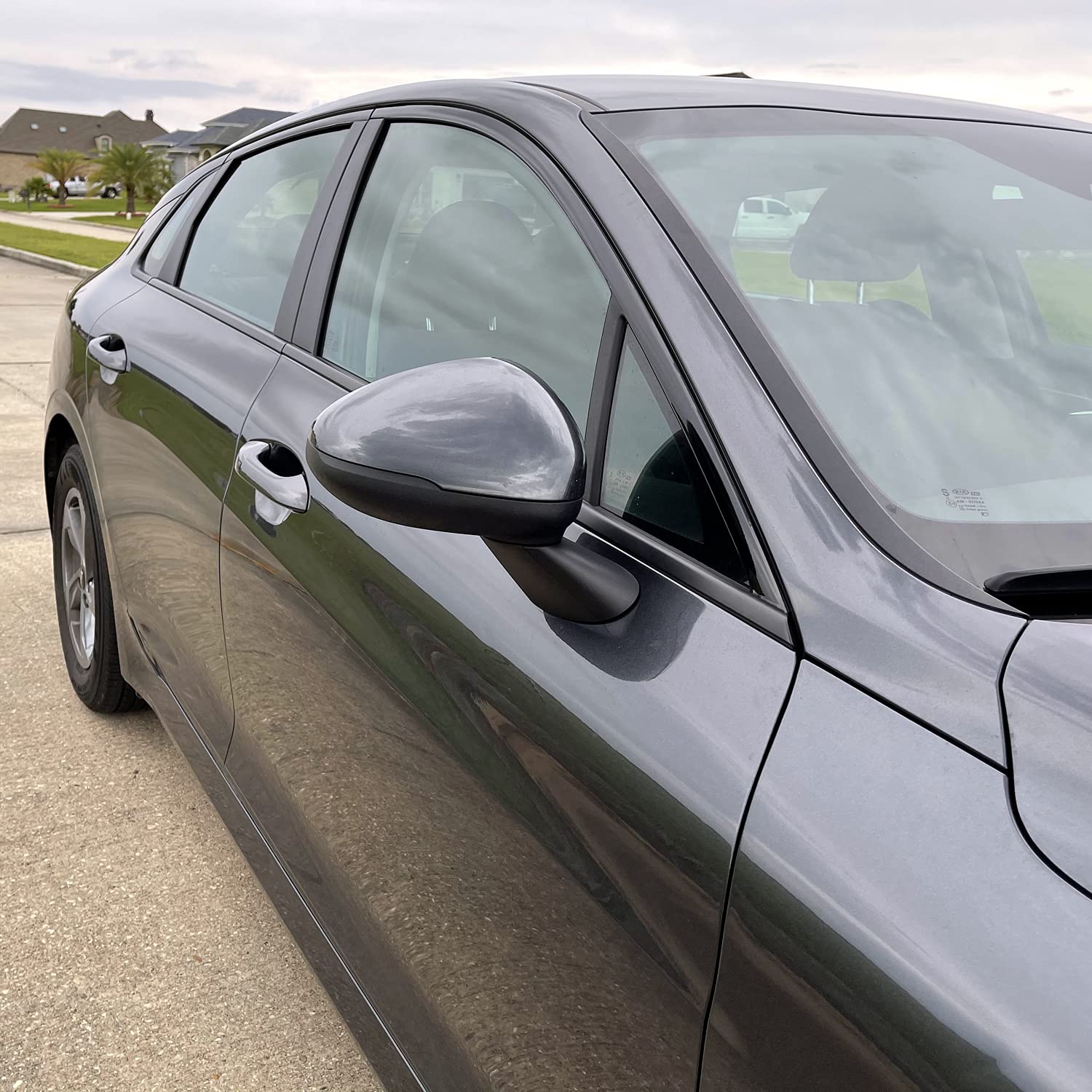 SlickMod Chrome Delete Blackout Vinyl Overlay for 2021-2022 Kia K5 - Gloss Black, Model KI-K5-2122-CTD