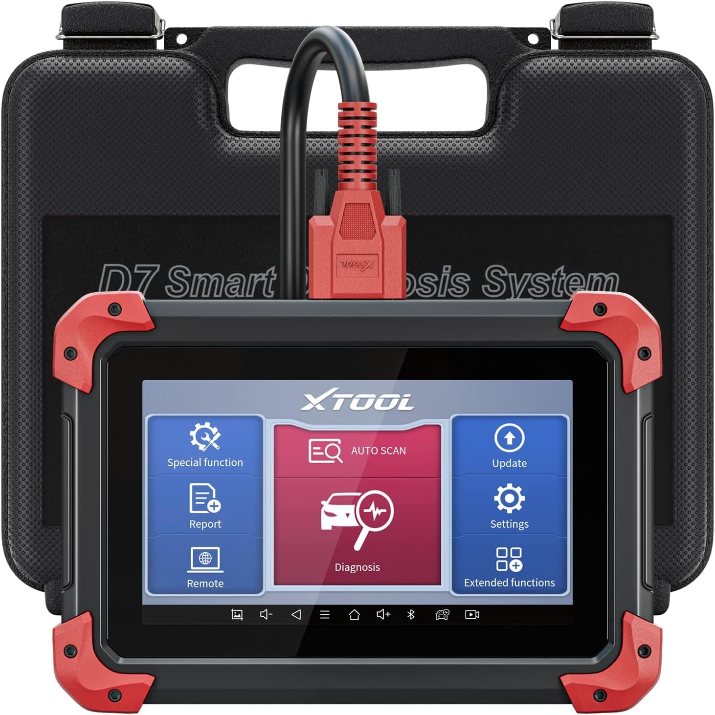 XTOOL D7 Bidirectional Scan Tool with 3Year Updates, 2023 Newest Automotive Diagnostic Scanner with ECU Coding, All System Scan