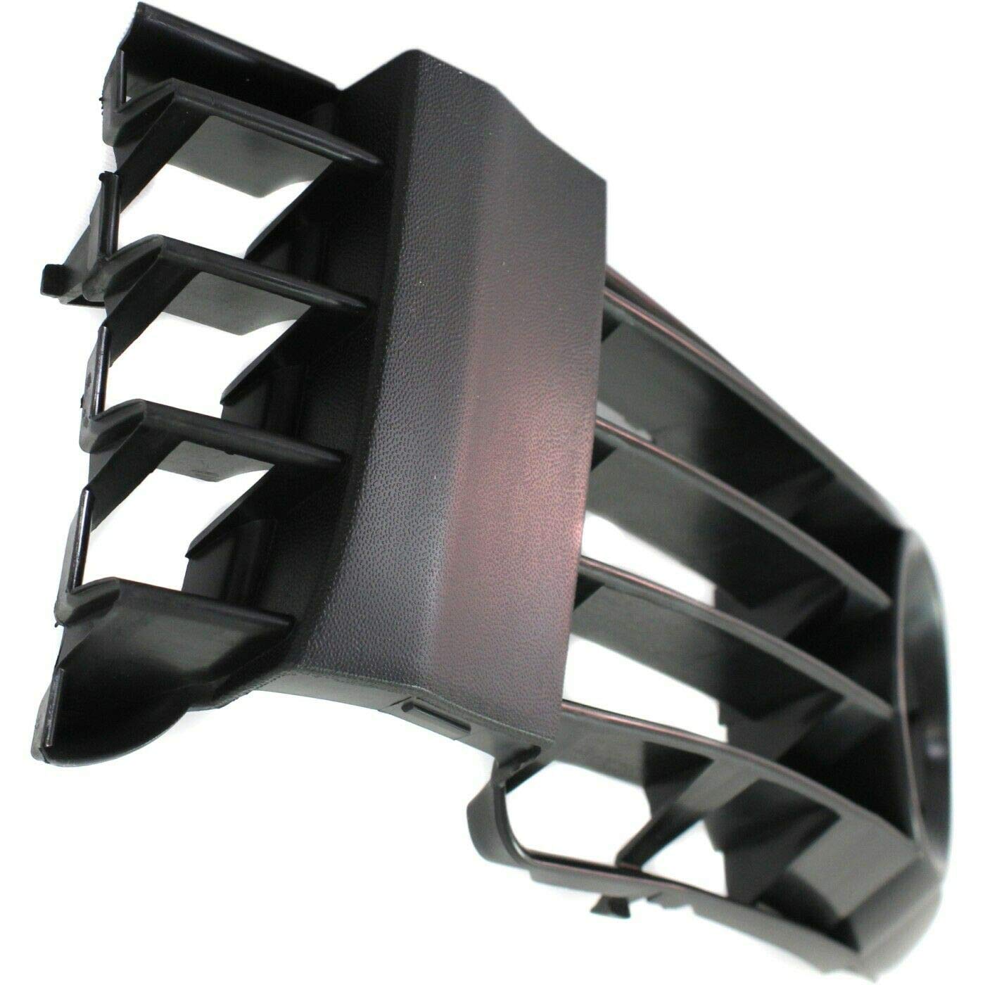Dat Auto Parts Left Front Driver Side Fog Light Grille Cover Insert Replacement For 2001-2005 Volkswagen Passat Black Textured P