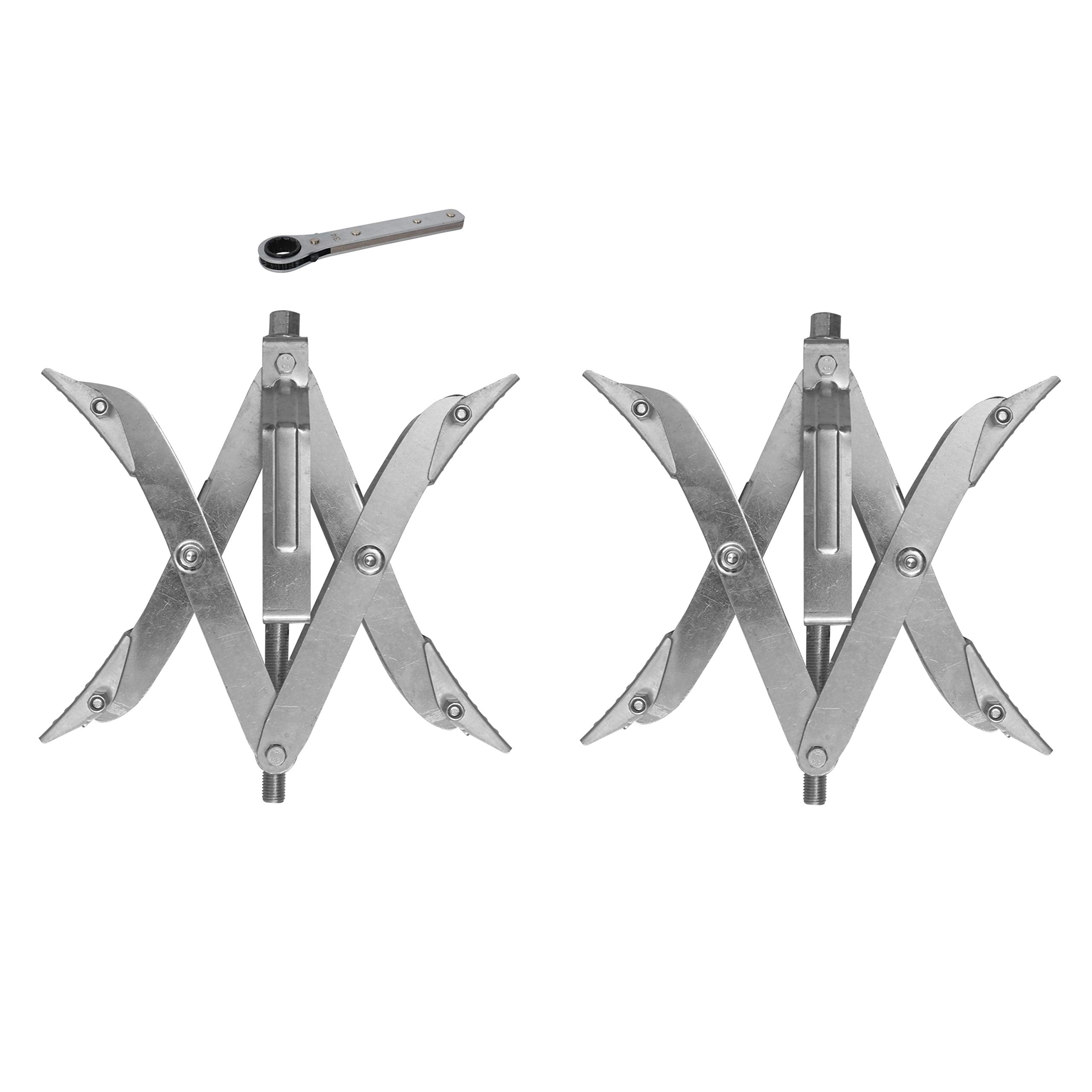 Polestar XXChock Stabilizer for TandemAxle Trailers (2 Pack)  Manual or Drill Power  #10201099