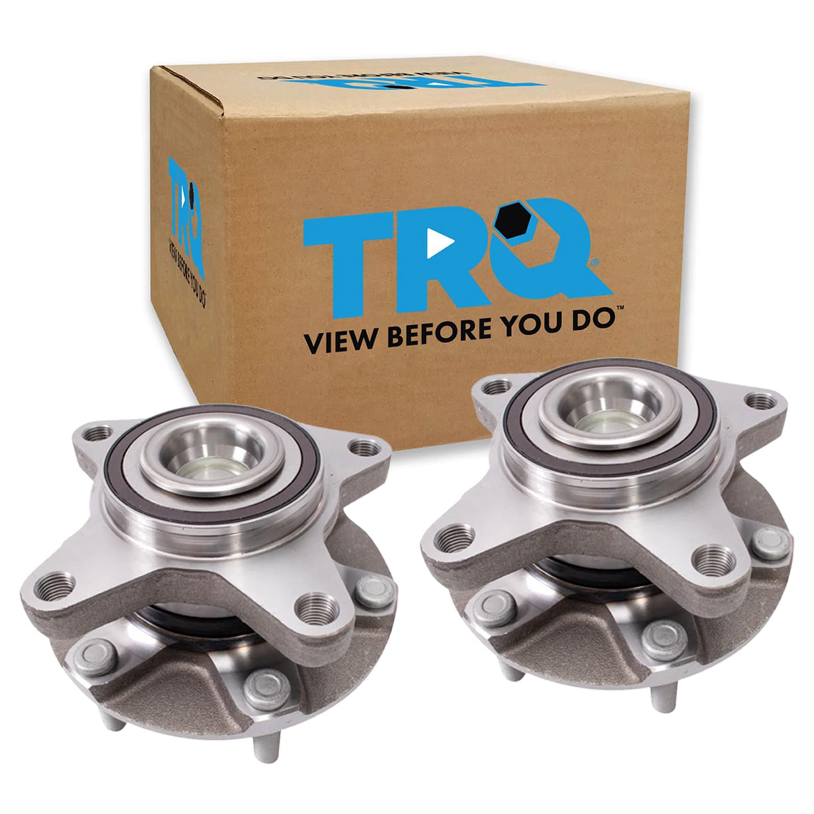 Trq Front Wheel Hub Bearings Assembly Set Compatible With 2019-2022 Ford Ranger