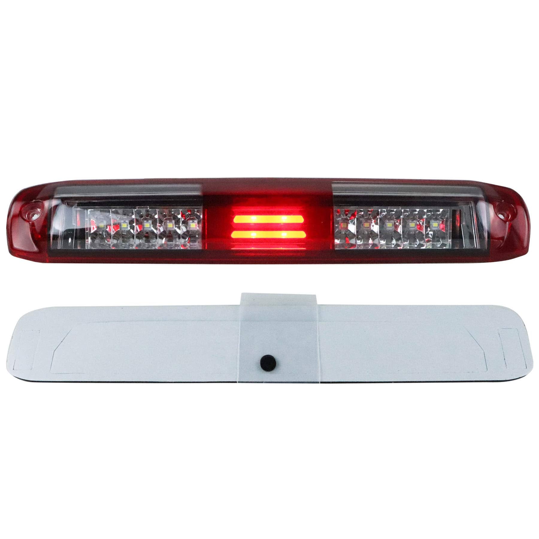 Tresound LED Third Brake Light for 99-07 Chevy Silverado & GMC Sierra, Chrome Housing + Red Lens