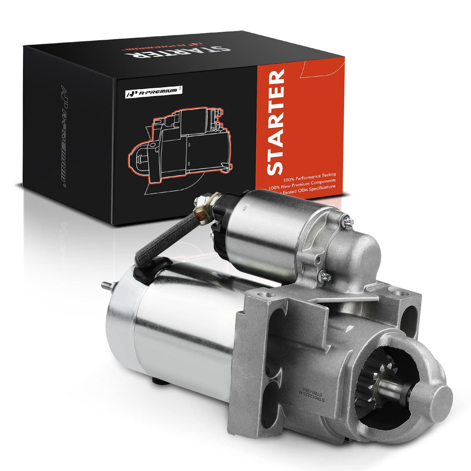 A-Premium Starter Motor Compatible with Chevy Astro, Blazer, Express, S10, Silverado & GMC Sierra, Jimmy, Safari, Sonoma, Savana