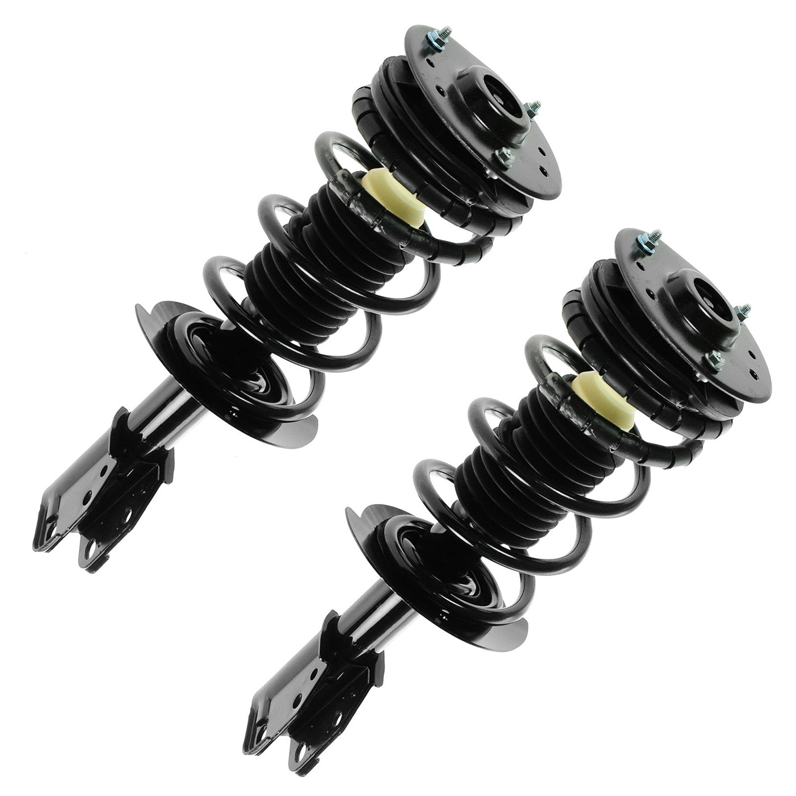 Trq Front Strut & Coil Spring Assembly Set Driver & Passenger Sides Compatible With 00-05 Chevrolet Cavalier Pontiac Sunfire