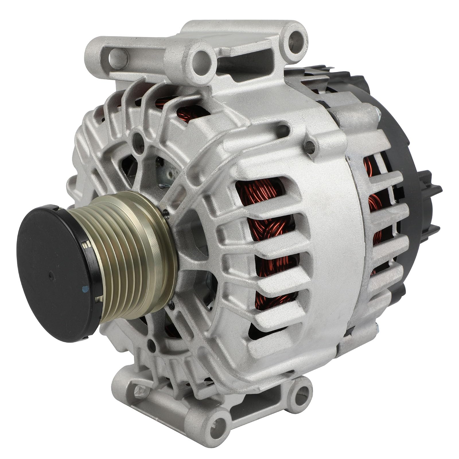 SCITOO Alternator Fit for Mercedes-Benz W204 Series C250 2012 1.8L, W204/W205 Series C250 2013-2015 1.8L - 12V 150Amp CW 6-Groov
