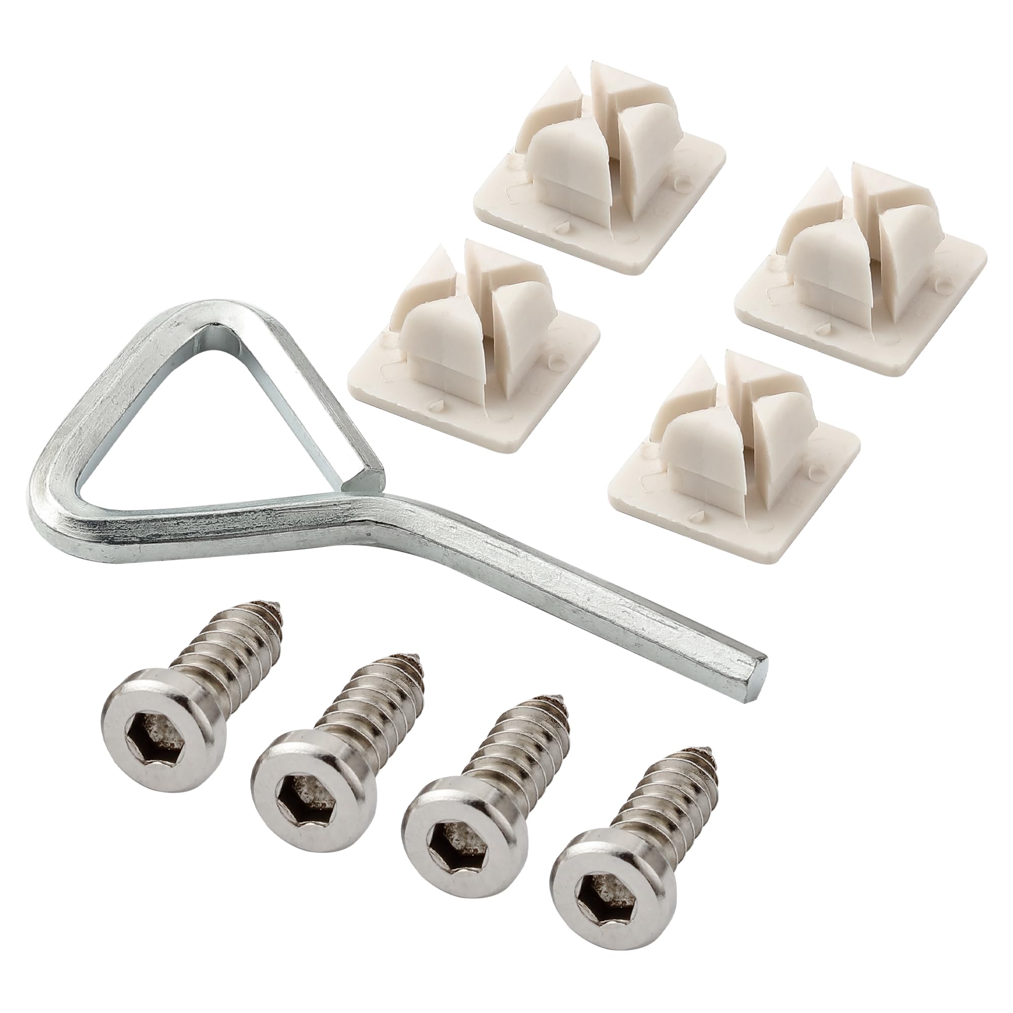 Rightcar Solutions License Plate Screws | Anti Theft License Plate Fasteners | Rattle Proof, Rust Proof | Stainless Steel Licens