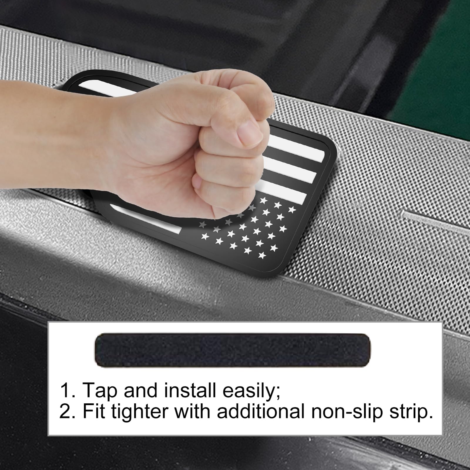 Egovo Stake Pocket Covers For 2014-2018 Gmc Sierra 1500,Chevy Silverado 1500/2500/2500Hd/3500 Truck Bed Rail Stake Pocket Caps,